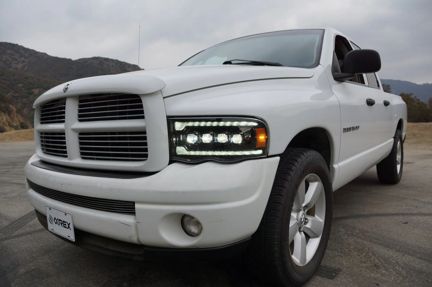 02-05 Dodge Ram NOVA-Series LED Projector Headlights Chrome - Image 5