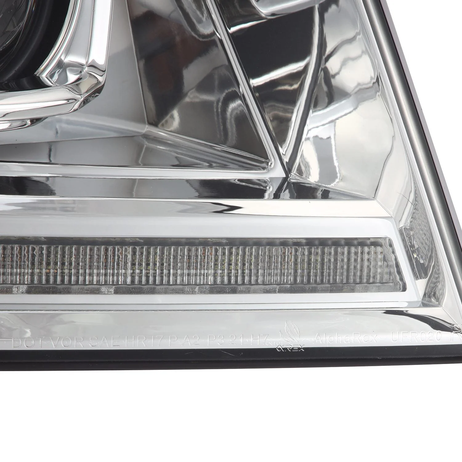 04-08 Ford F150 / 06-08 Lincoln Mark LT LUXX-Series LED Projector Headlights Chrome - Image 5