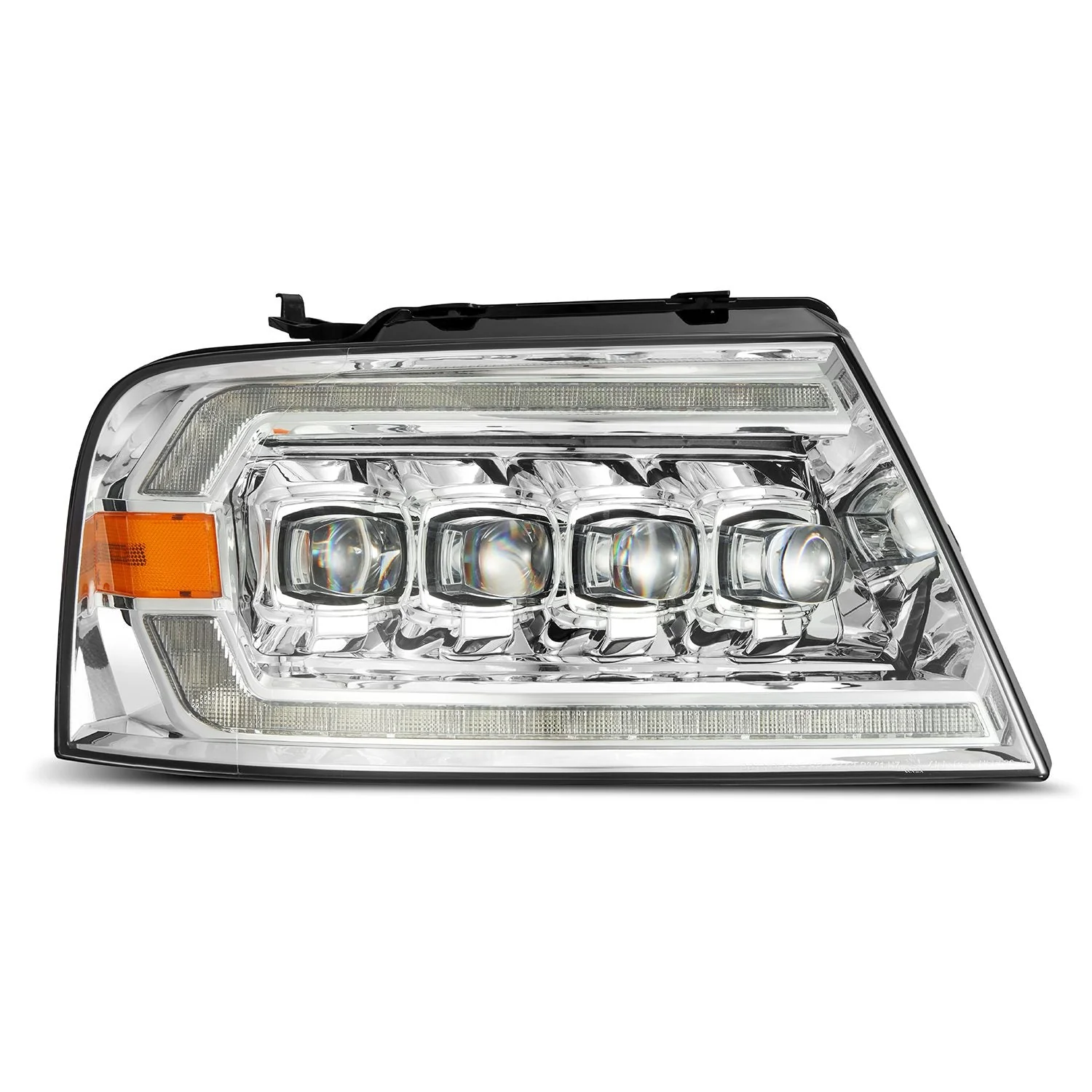 04-08 Ford F150 / 06-08 Lincoln Mark LT NOVA-Series LED Projector Headlights Chrome - Image 10