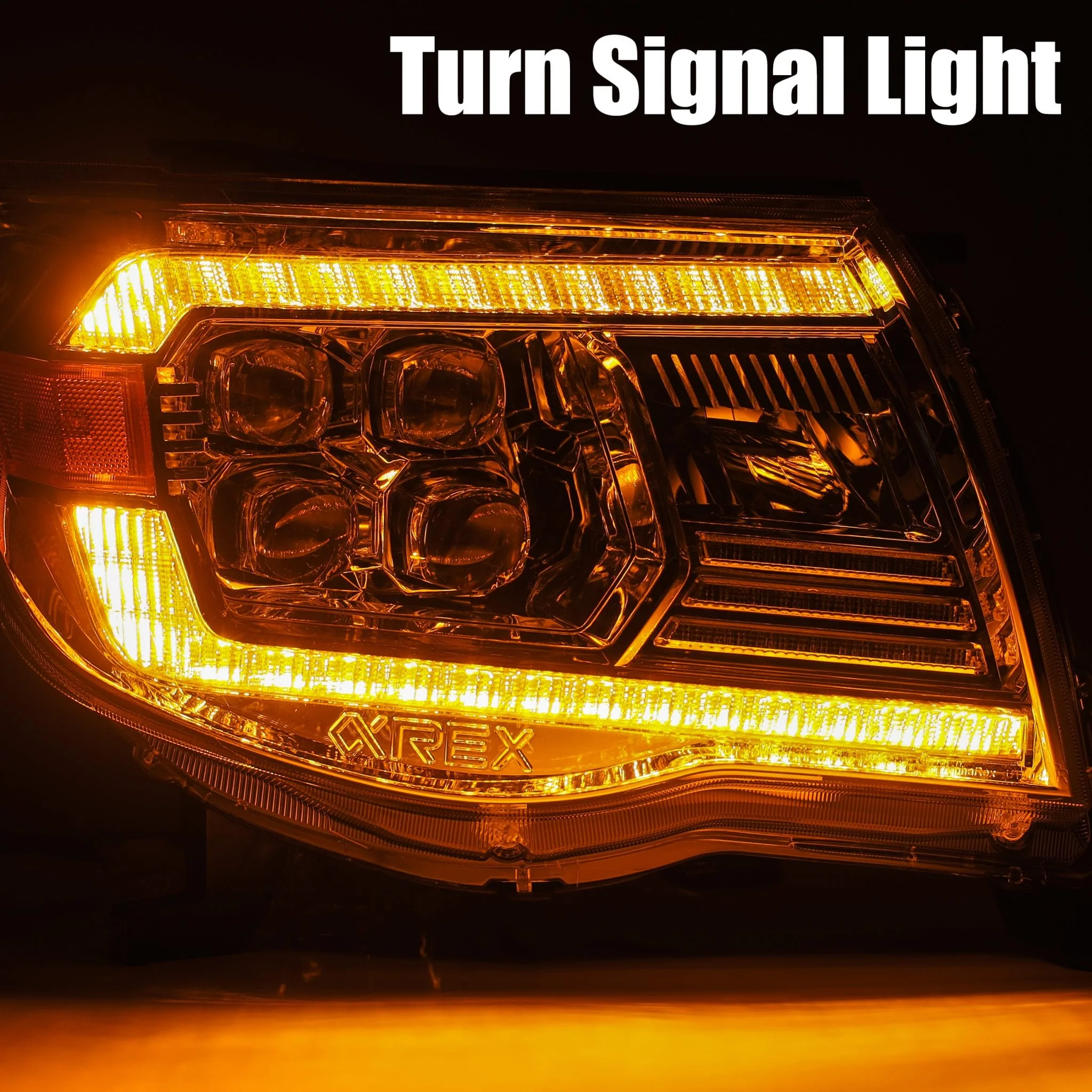 05-11 Toyota Tacoma NOVA-Series LED Projector Headlights Chrome - Image 5