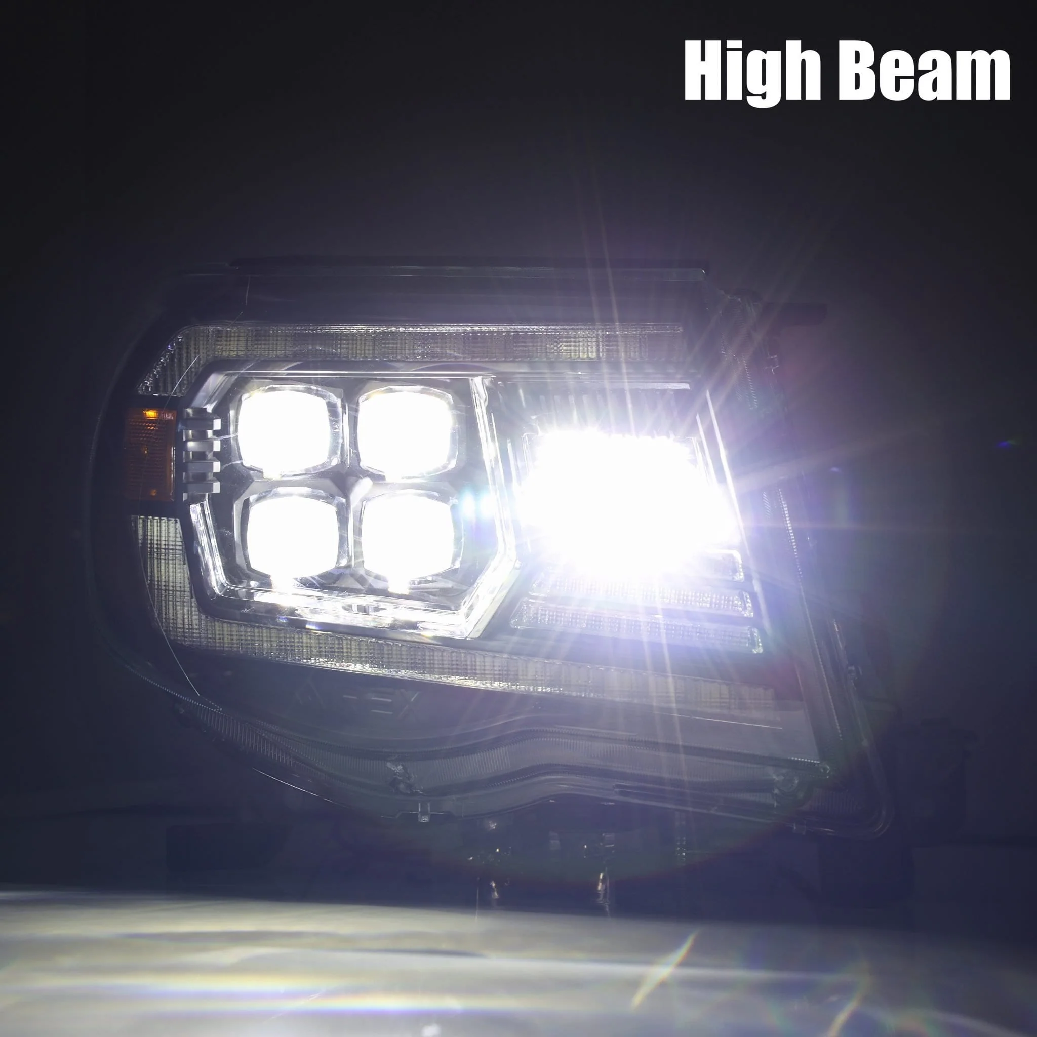 05-11 Toyota Tacoma NOVA-Series LED Projector Headlights Chrome - Image 7