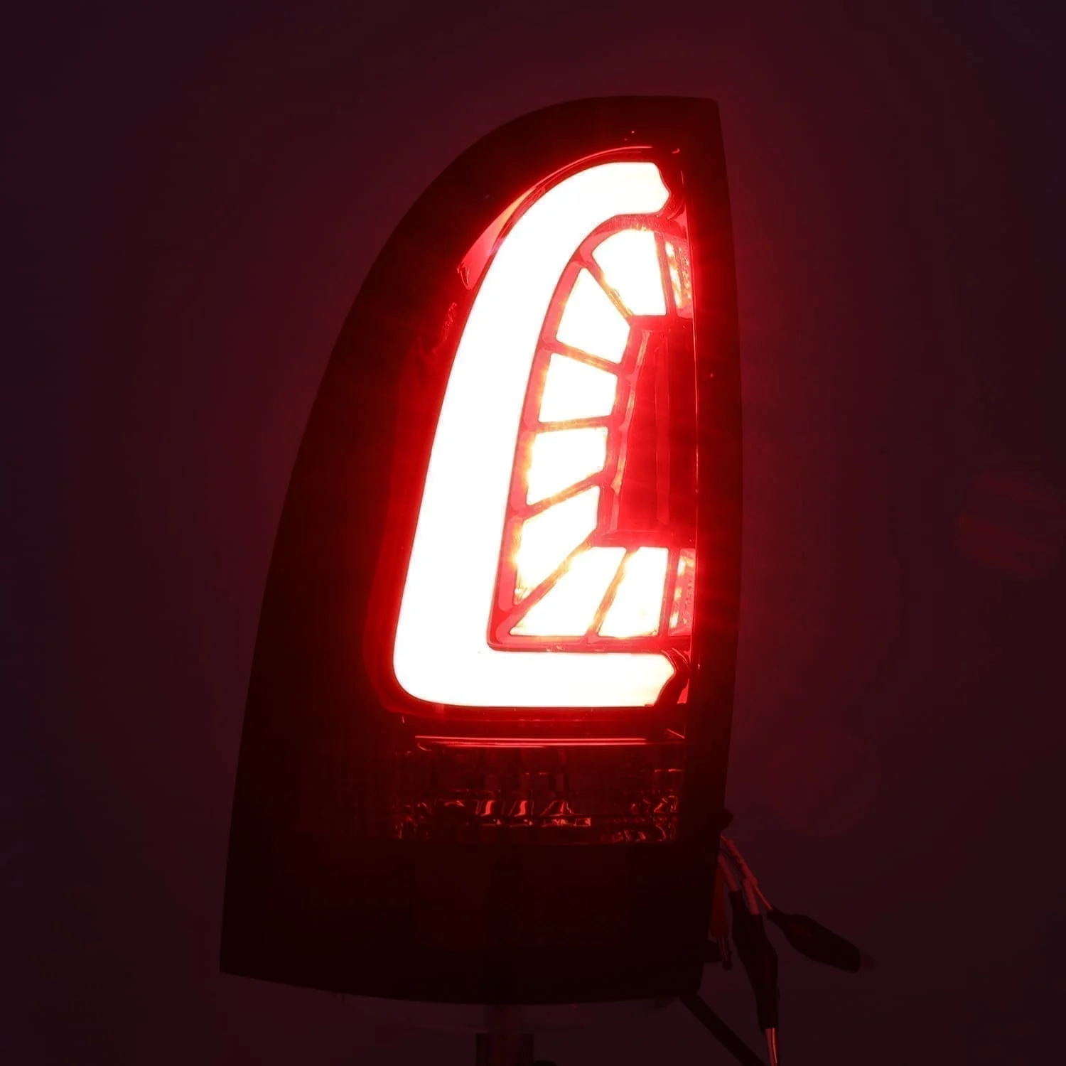 05-15 Toyota Tacoma PRO-Series LED Tail Lights Jet Black - Image 6