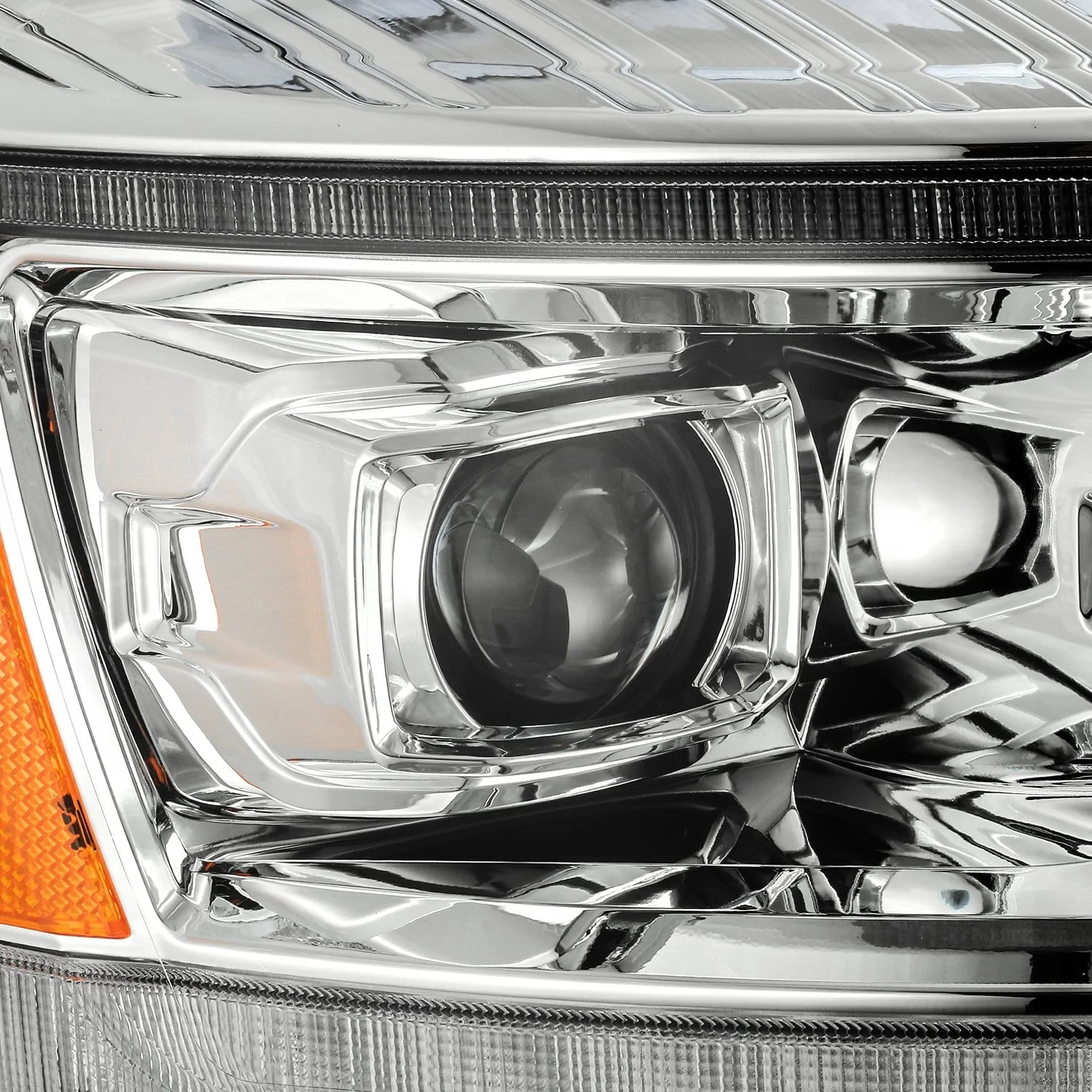 06-08 Dodge Ram LUXX-Series LED Projector Headlights Chrome - Image 9
