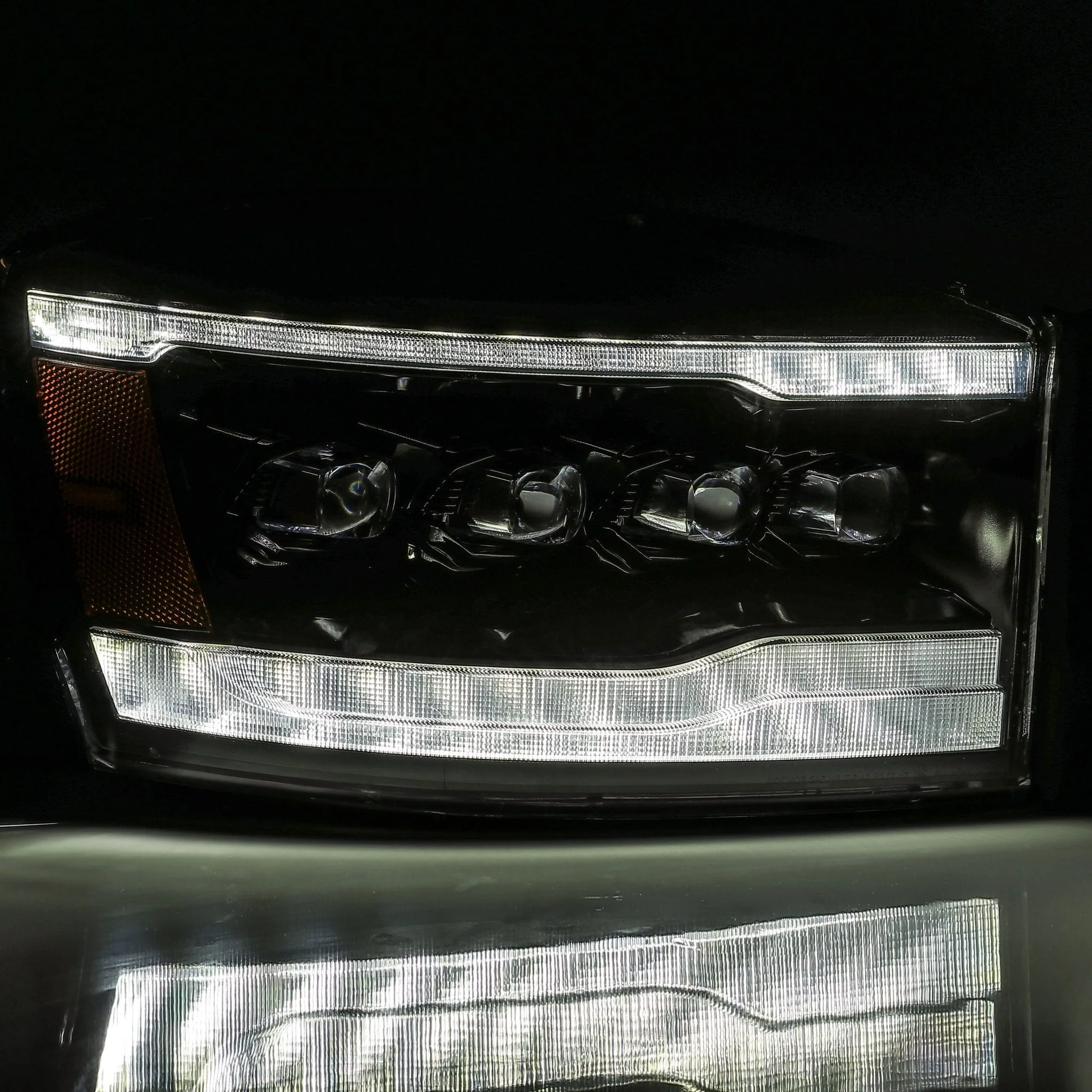 06-08 Dodge Ram NOVA-Series LED Projector Headlights Alpha-Black - Image 7
