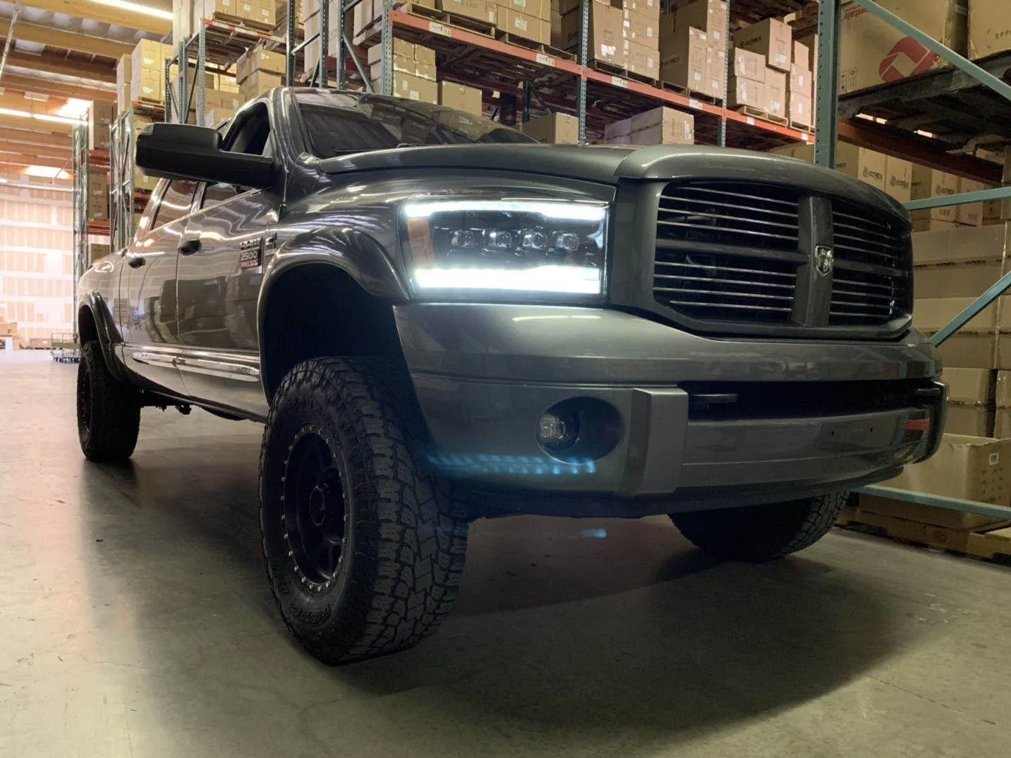 06-08 Dodge Ram NOVA-Series LED Projector Headlights Chrome - Image 5