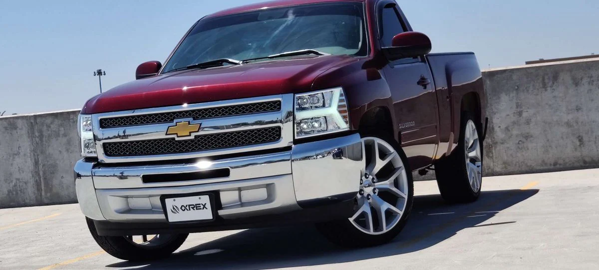 07-13 Chevrolet Silverado NOVA-Series LED Projector Headlights Jet Black - Image 3