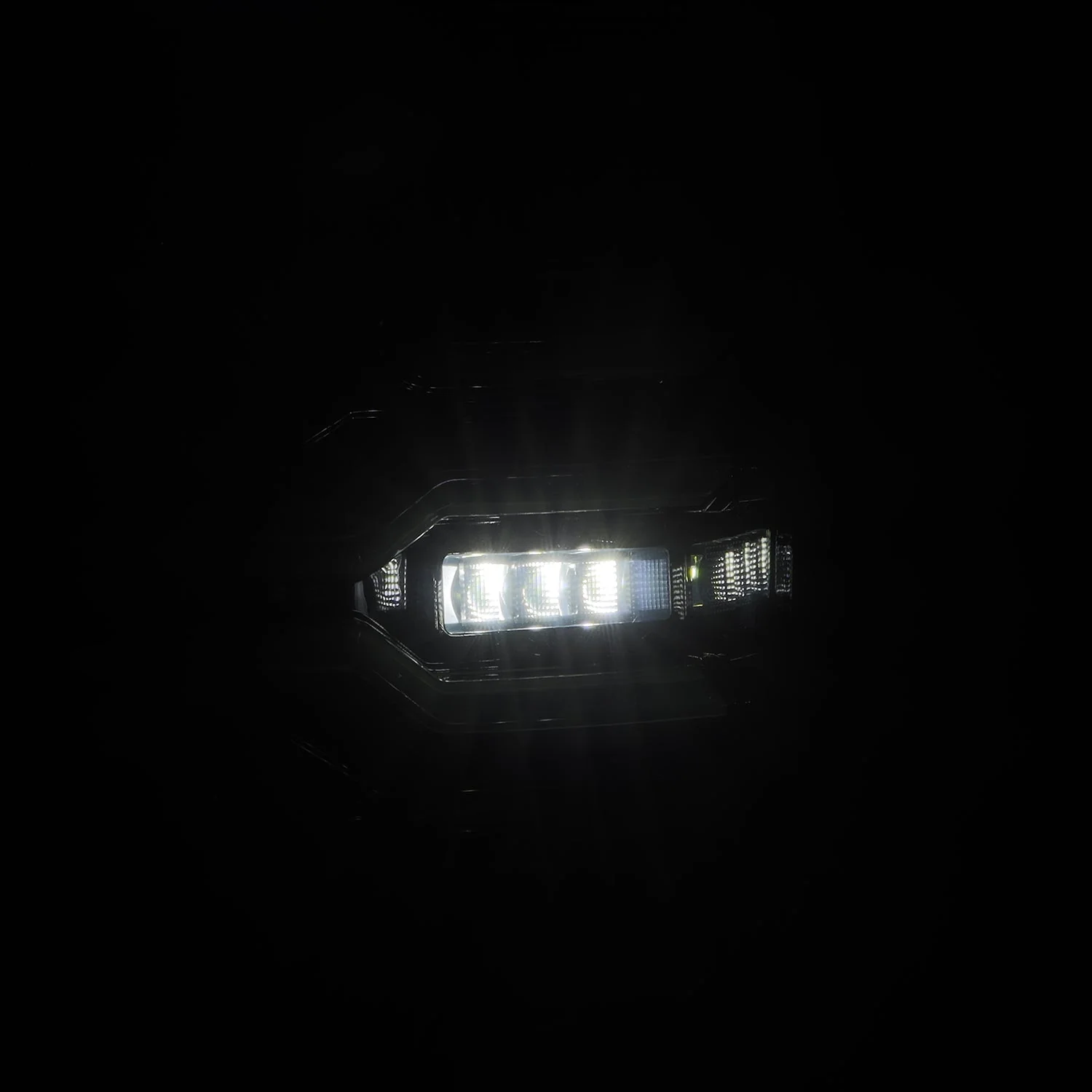 07-13 GMC Sierra LUXX-Series LED Tail Lights Alpha-Black - Image 4