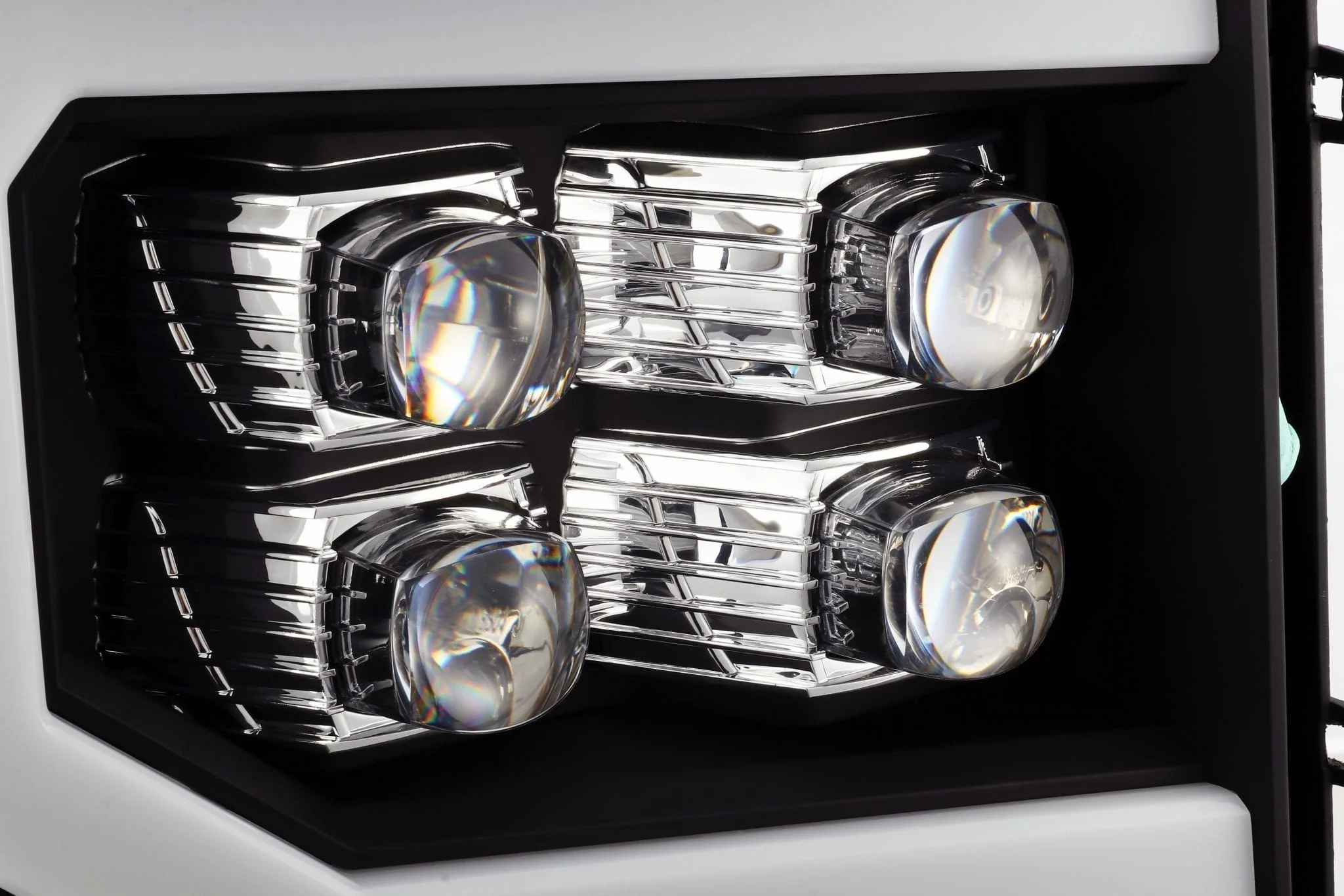 07-13 GMC Sierra NOVA-Series LED Projector Headlights Black - Image 6