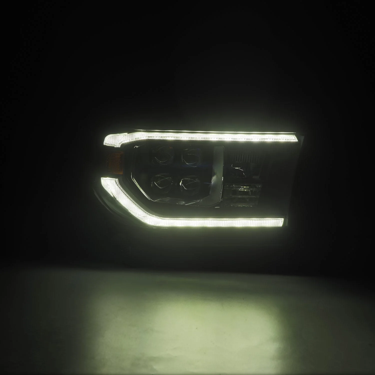 07-13 Toyota Tundra/08-17 Toyota Sequoia MK II NOVA-Series LED Projector Headlights Black (With Level Adjuster) - Image 5