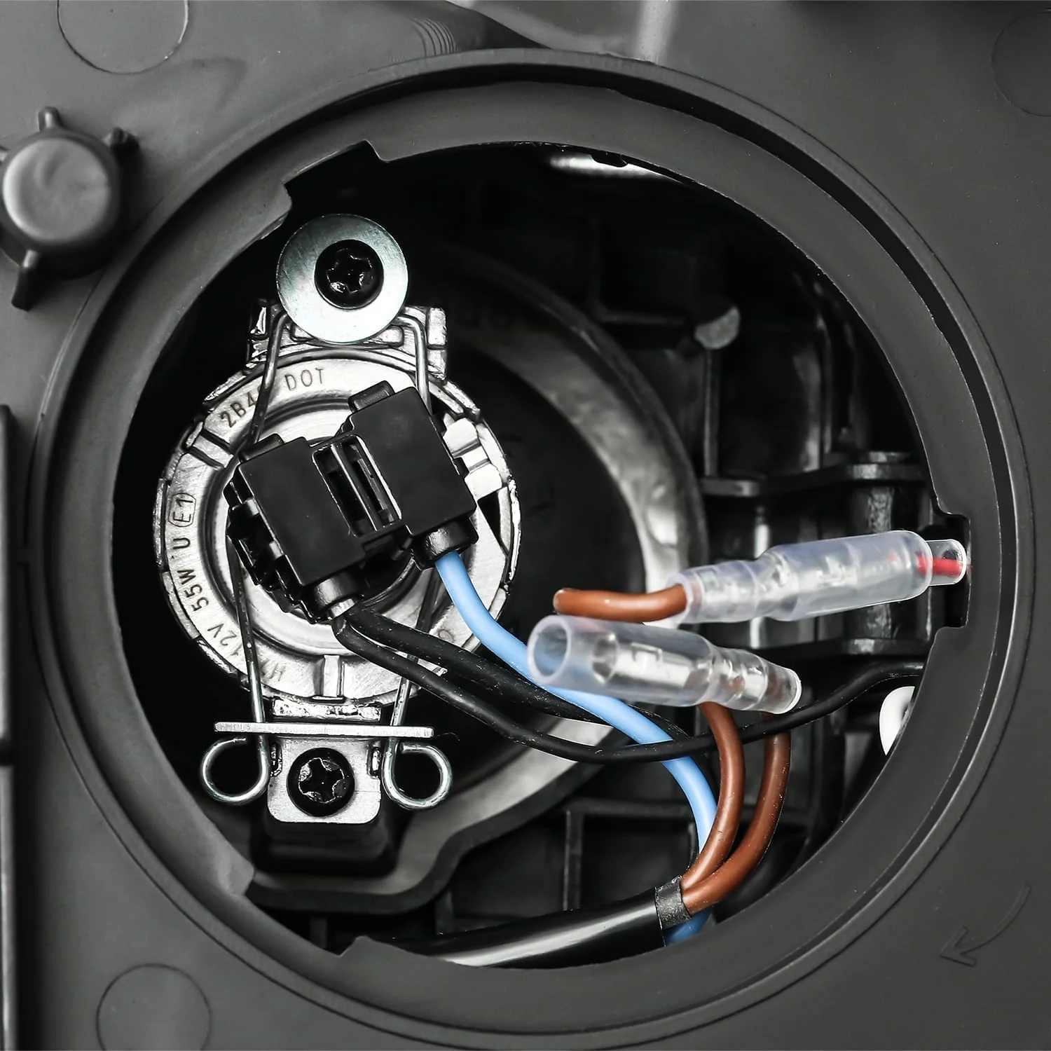07-13 Toyota Tundra/08-17 Toyota Sequoia NOVA-Series LED Projector Headlights Black (With Level Adjuster) - Image 9