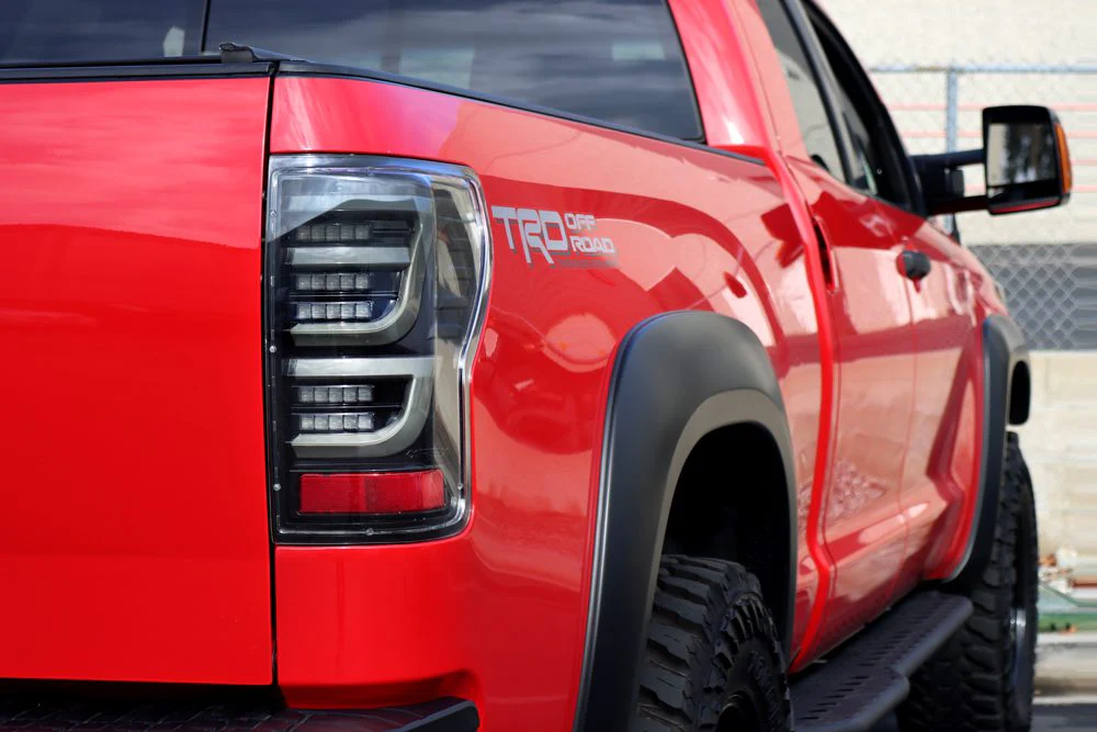 07-13 Toyota Tundra LUXX-Series LED Tail Lights Black - Image 3