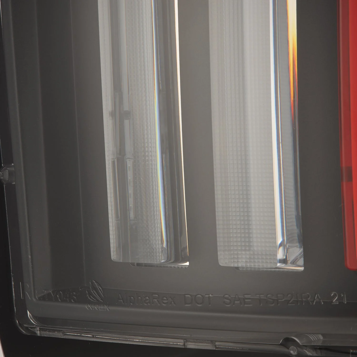 07-13 Toyota Tundra NOVA-Series Prismatic LED Tail Lights Black-Red - Image 7