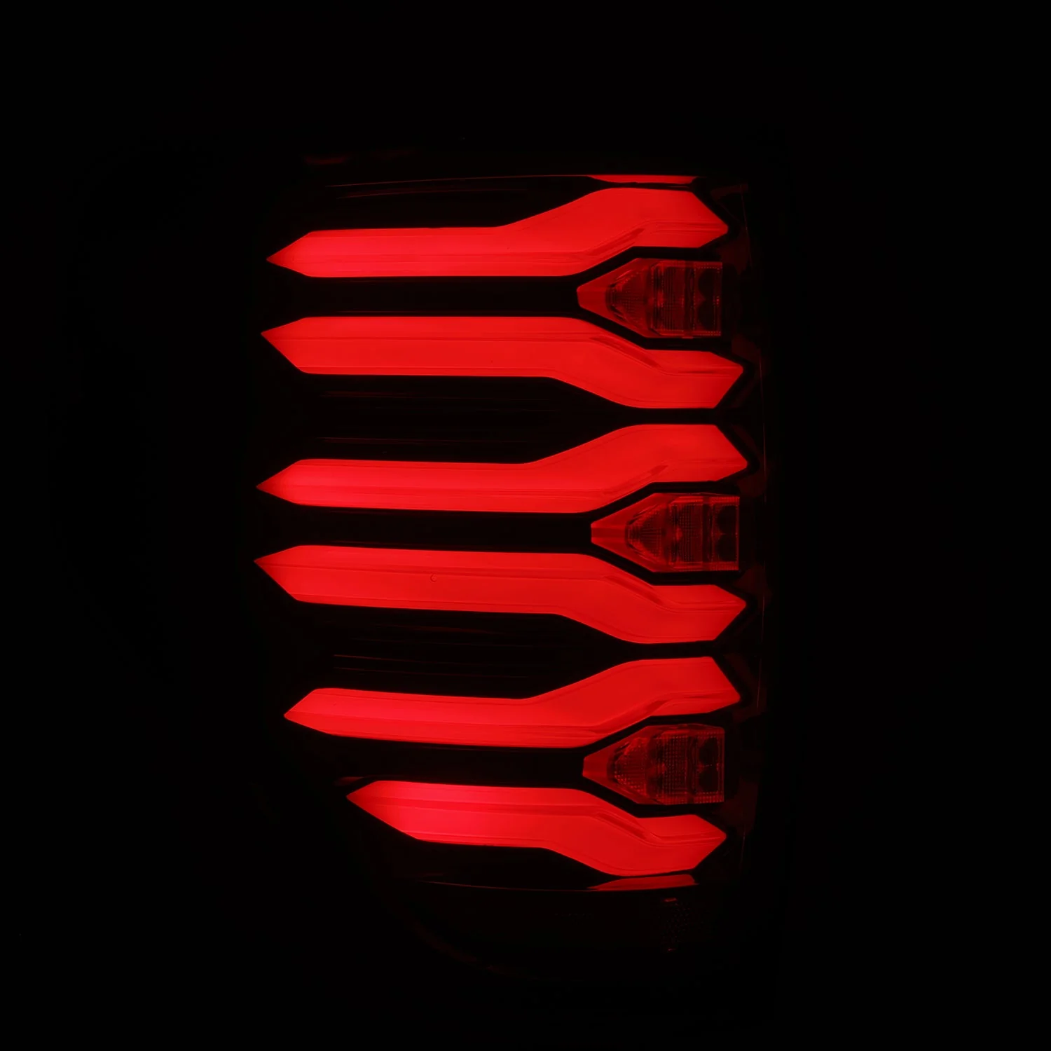 09-14 Ford F150 LUXX-Series LED Tail Lights Black-Red - Image 7