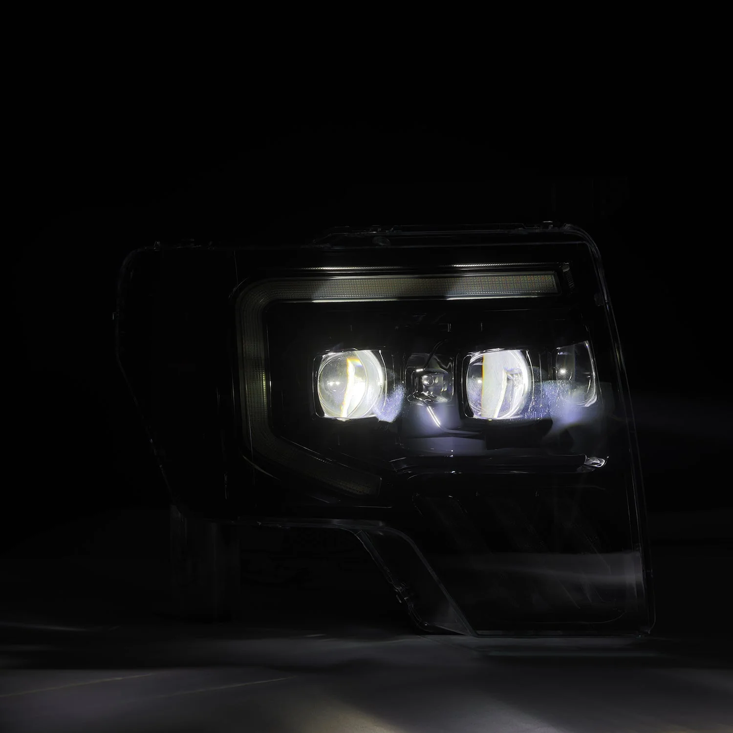 09-14 Ford F150 MKII LUXX-Series LED Projector Headlights Alpha-Black - Image 5