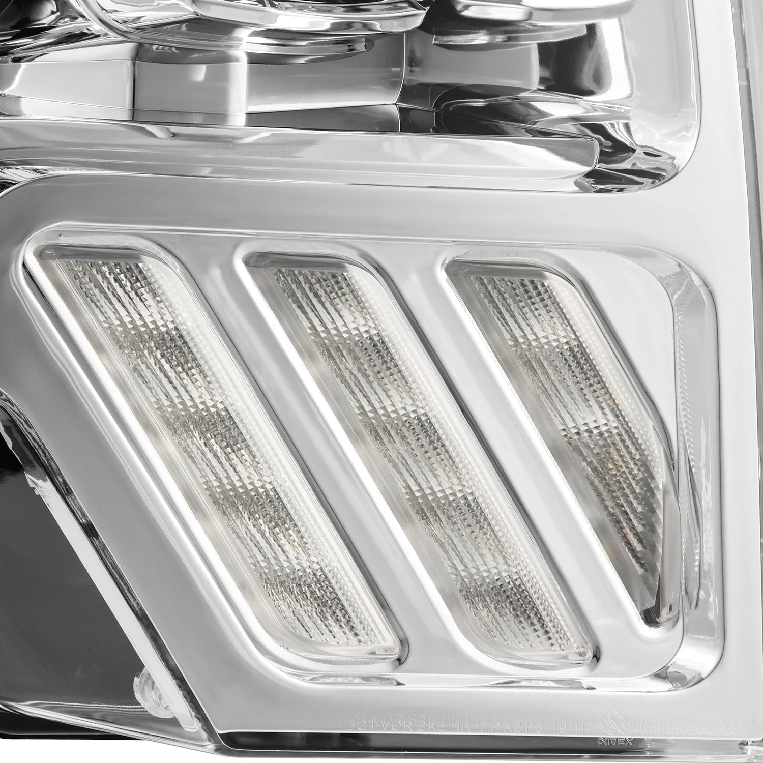 09-14 Ford F150 MKII PRO-Series Halogen Projector Headlights Chrome - Image 4