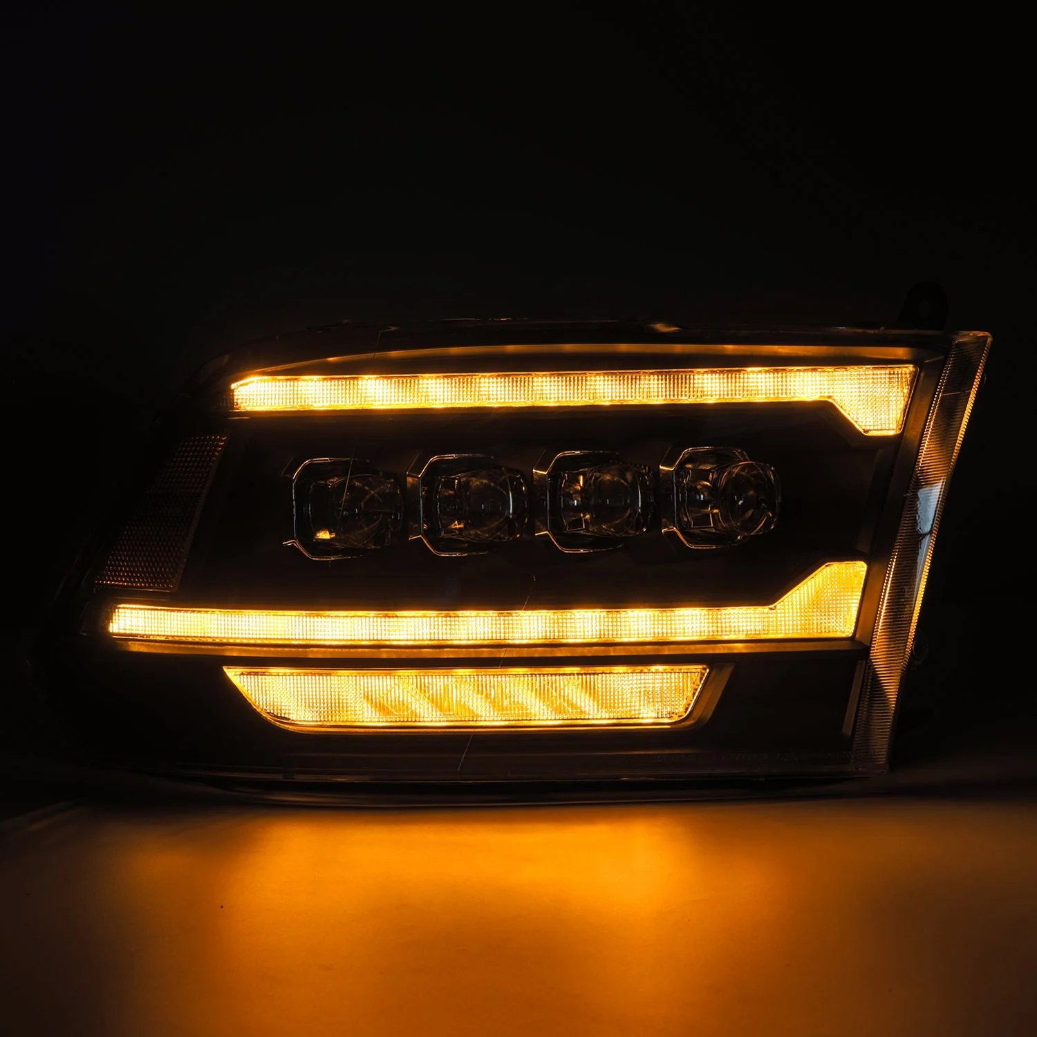09-18 Ram Truck (MK II 5th Gen 2500 Style) NOVA-Series LED Projector Headlights Black - Image 7