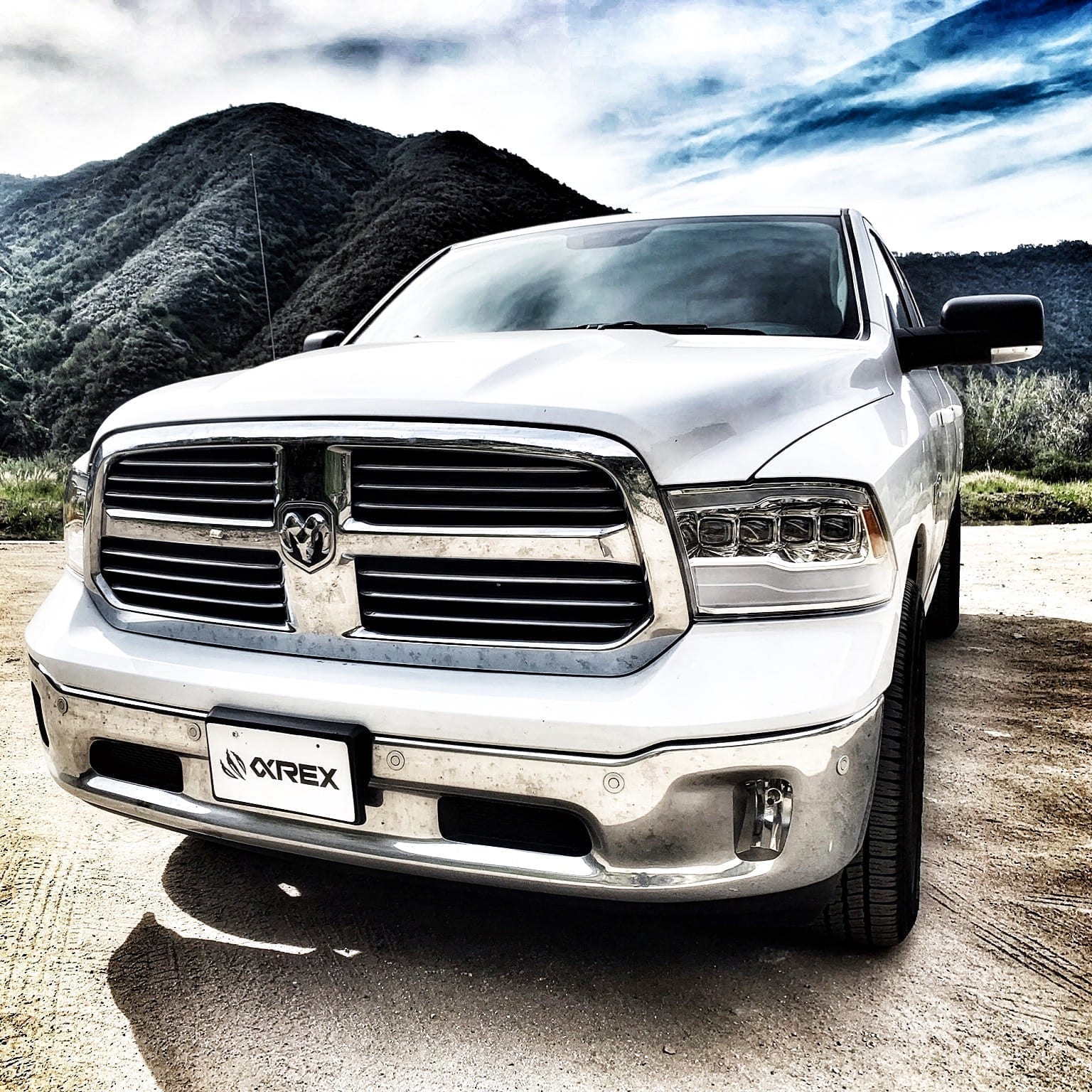 09-18 Ram Truck NOVA-Series LED Projector Headlights Chrome - Image 4