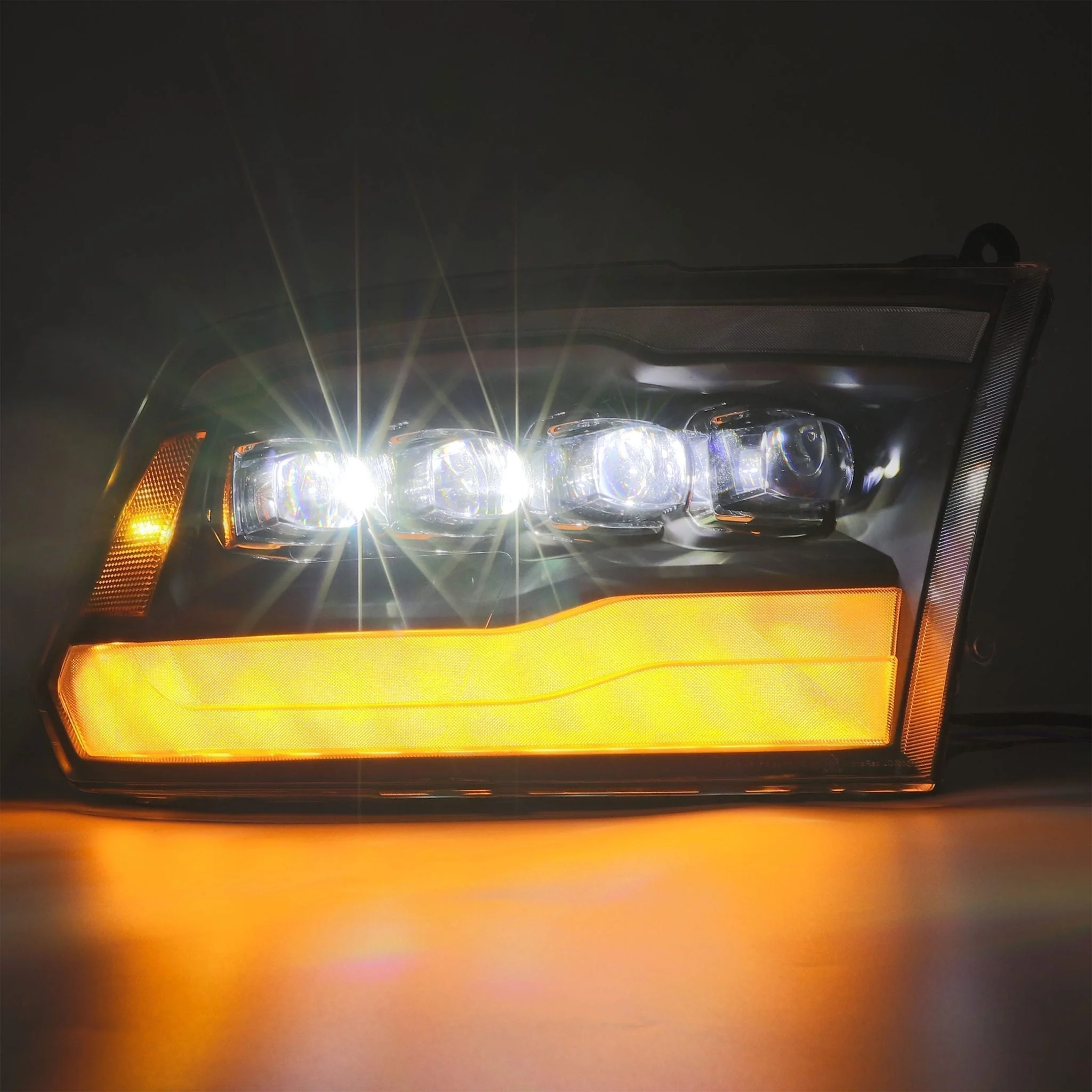 09-18 Ram Truck NOVA-Series LED Projector Headlights Alpha-Black - Image 10