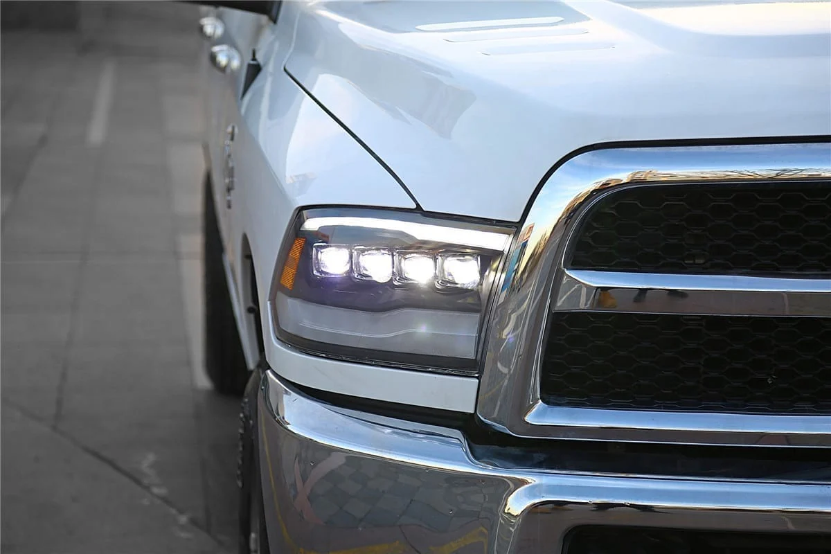 09-18 Ram Truck NOVA-Series LED Projector Headlights Alpha-Black - Image 6