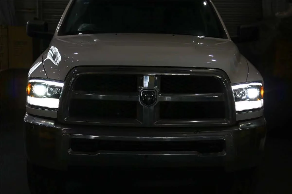 09-18 Ram Truck MK II PRO-Series Halogen Projector Headlights Chrome - Image 2
