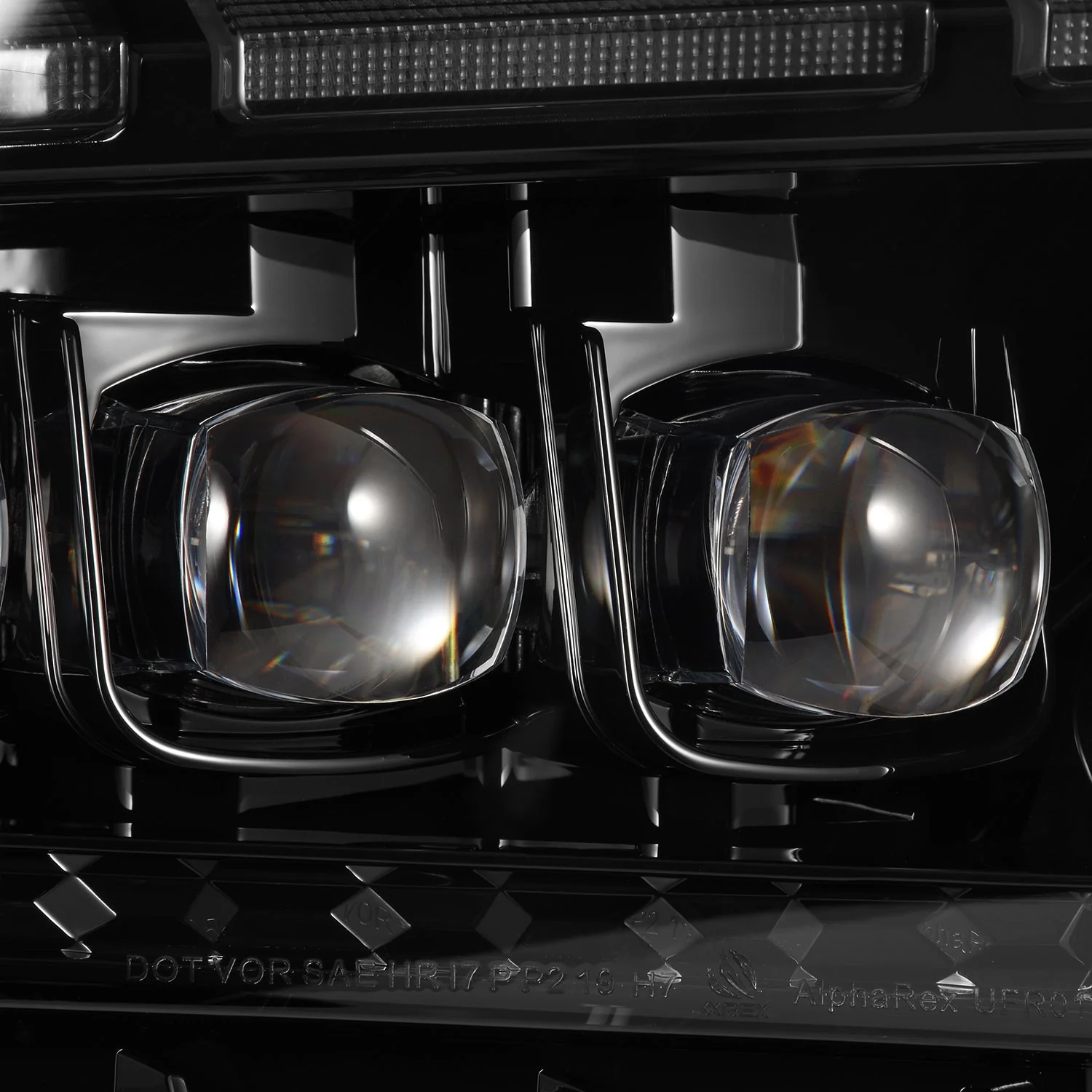 10-12 Ford Mustang MK II NOVA-Series LED Projector Headlights Alpha-Black - Image 11