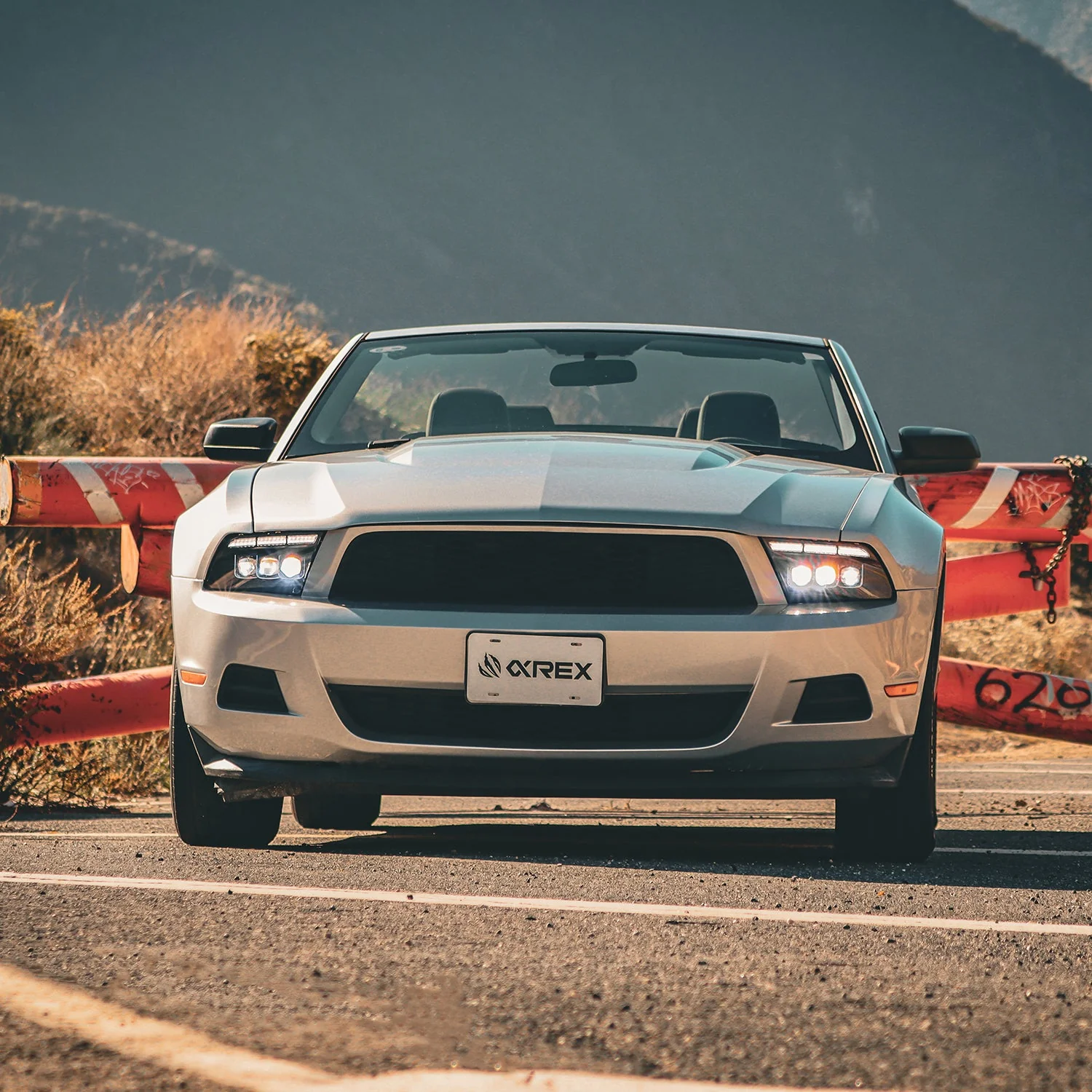 10-12 Ford Mustang MK II NOVA-Series LED Projector Headlights Alpha-Black - Image 5