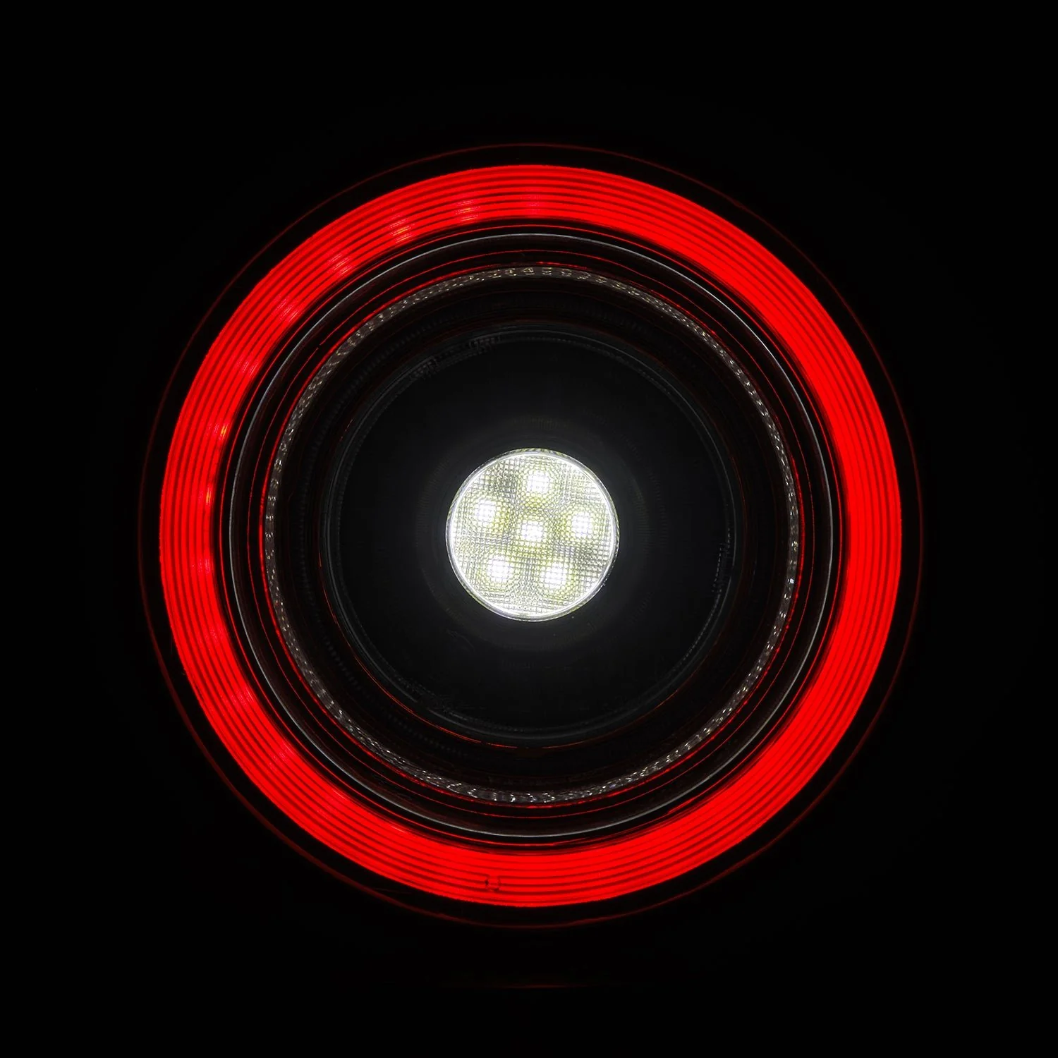 10-15 Ferrari 458 NOVA-Series Prismatic LED Tail Lights Red Clear - Image 15