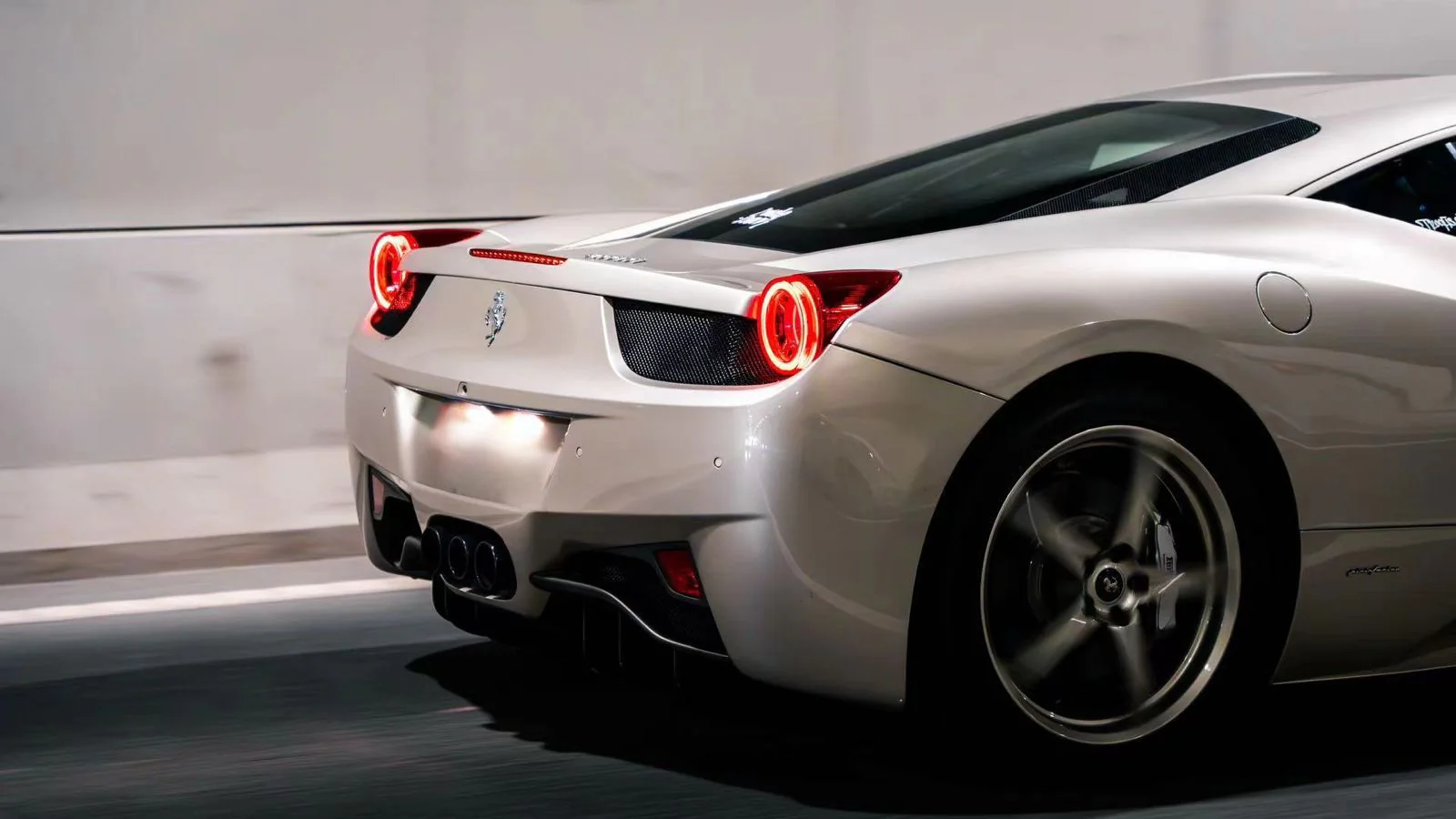 10-15 Ferrari 458 NOVA-Series Prismatic LED Tail Lights Smoke - Image 3