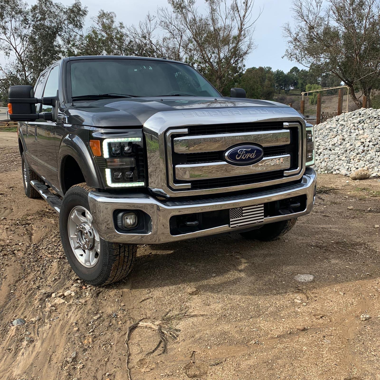 11-16 Ford Super Duty NOVA-Series LED Projector Headlights Alpha-Black - Image 11