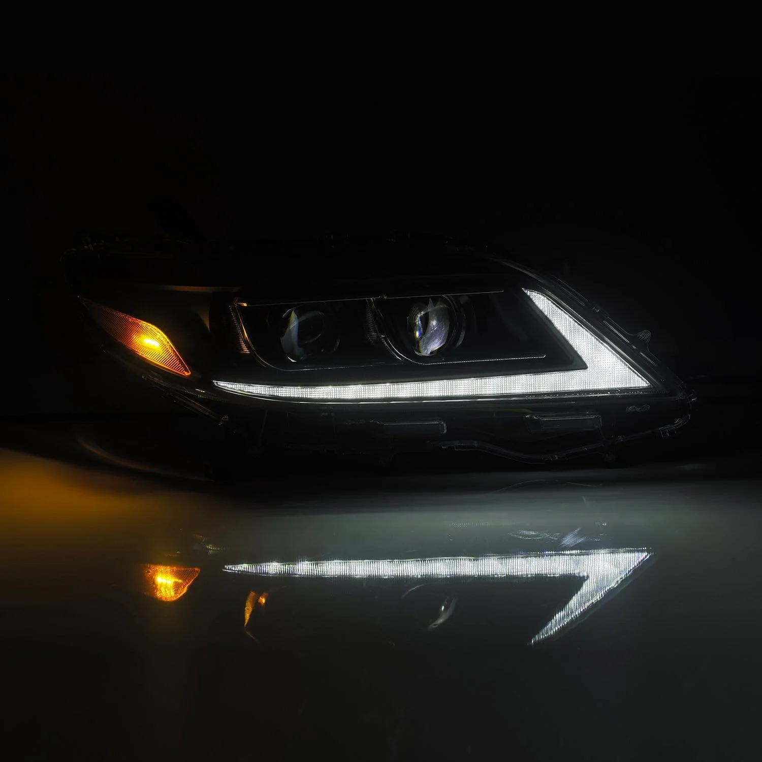 11-20 Toyota Sienna LUXX-Series Projector Headlights Black - Image 6