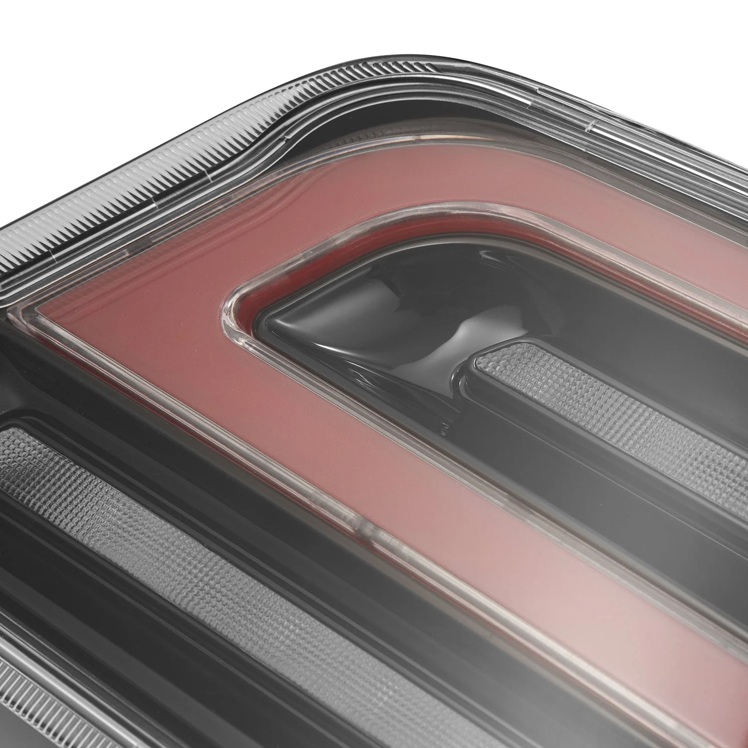 12-21 Tesla Model S LUXX-Series LED Tail Lights Black Red (With Black Trunk Center Piece Replacement) - Image 9