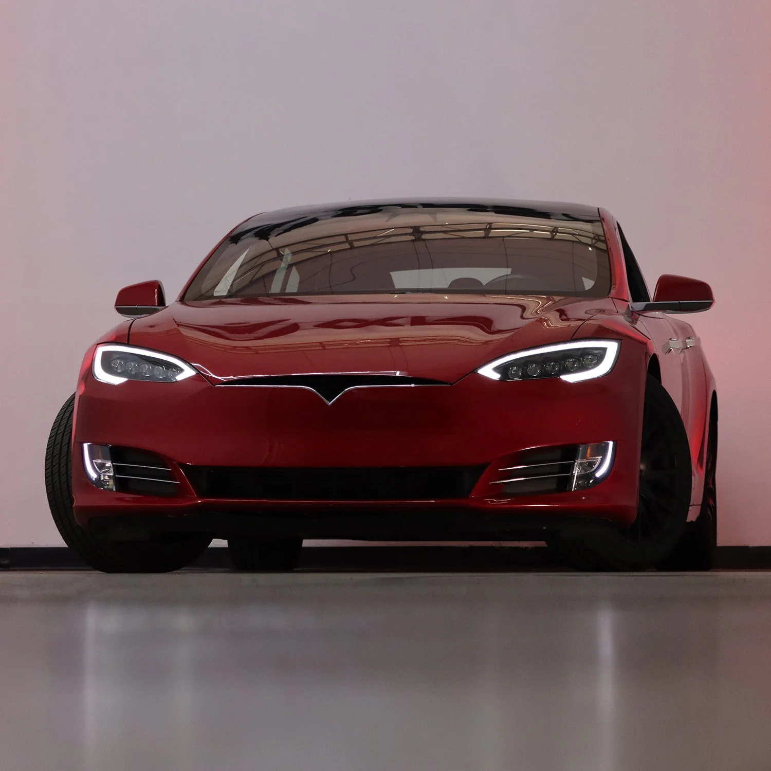 12-21 Tesla Model S NOVA-Series LED Projector Headlights Black - Image 5