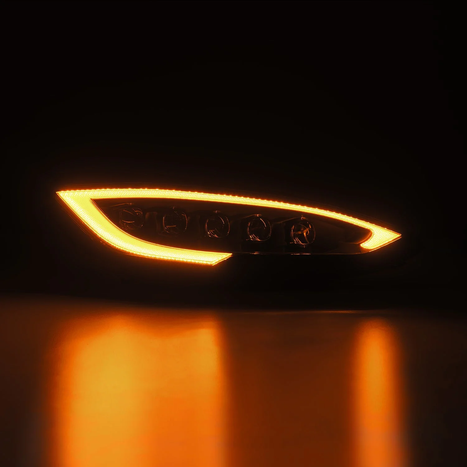12-21 Tesla Model S NOVA-Series LED Projector Headlights Black - Image 8