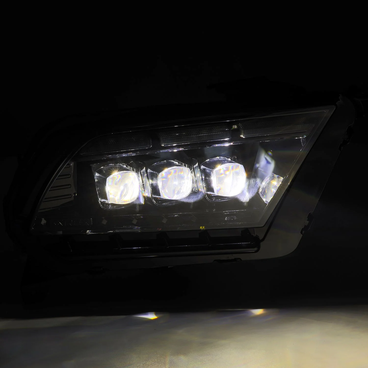 13-14 Ford Mustang MK II NOVA-Series LED Projector Headlights Black - Image 9