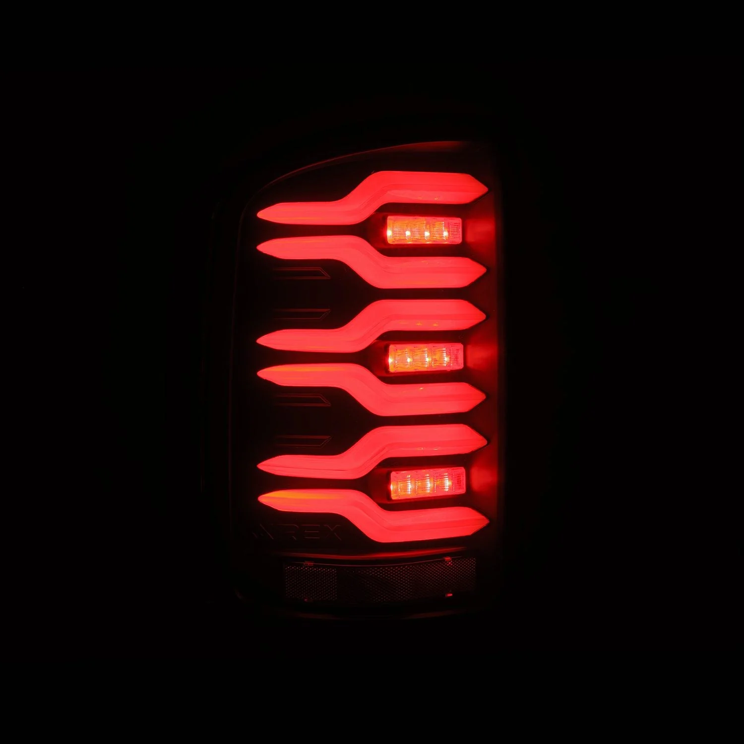 14-18 GMC Sierra 1500/2500HD/3500HD LUXX-Series LED Tail Lights Black - Image 5