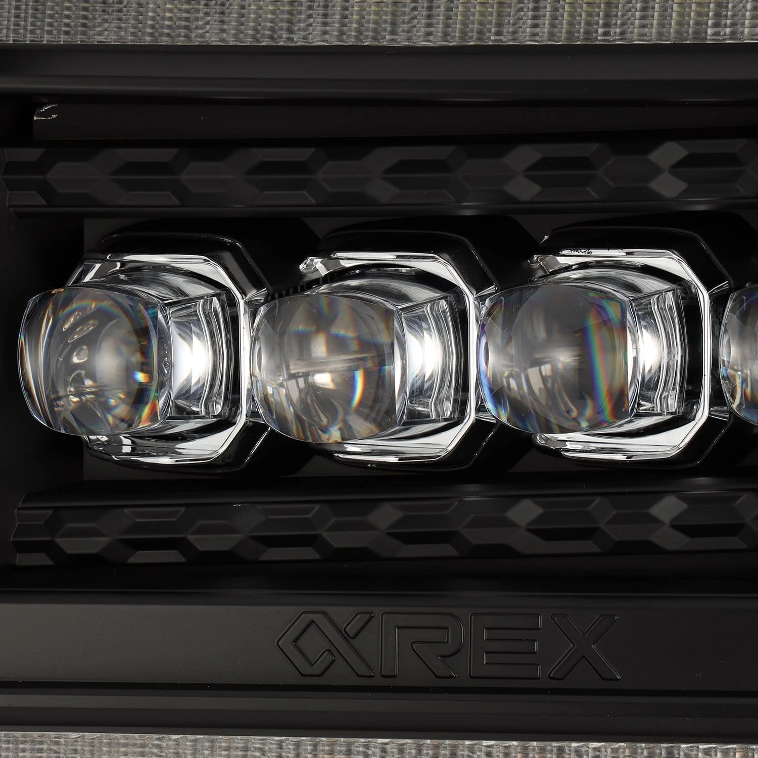 14-18 GMC Sierra NOVA-Series LED Projector Headlights Black - Image 4