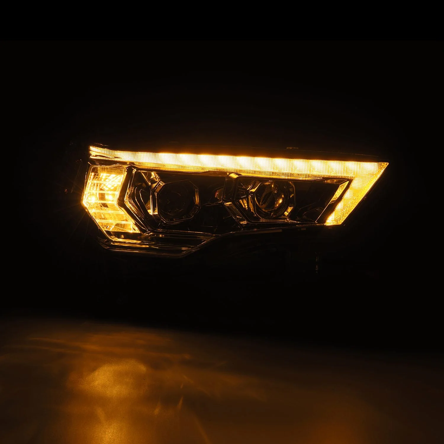 14-20 Toyota 4Runner MK II PRO-Series Halogen Projector Headlights Chrome - Image 3