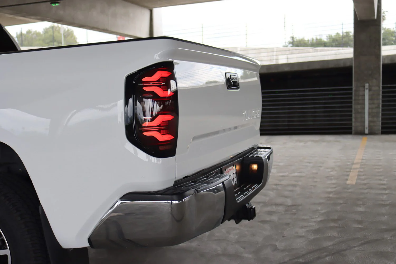 14-21 Toyota Tundra LUXX-Series LED Tail Lights Black - Image 5