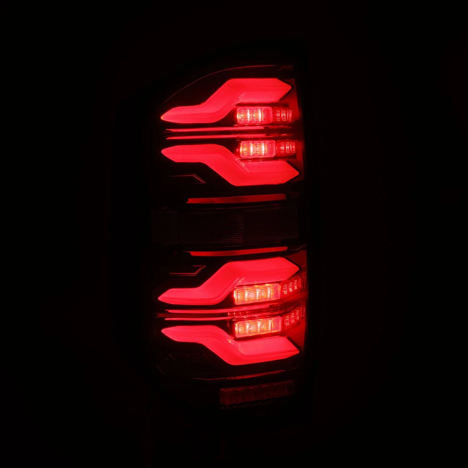 14-21 Toyota Tundra LUXX-Series LED Tail Lights Black-Red - Image 10