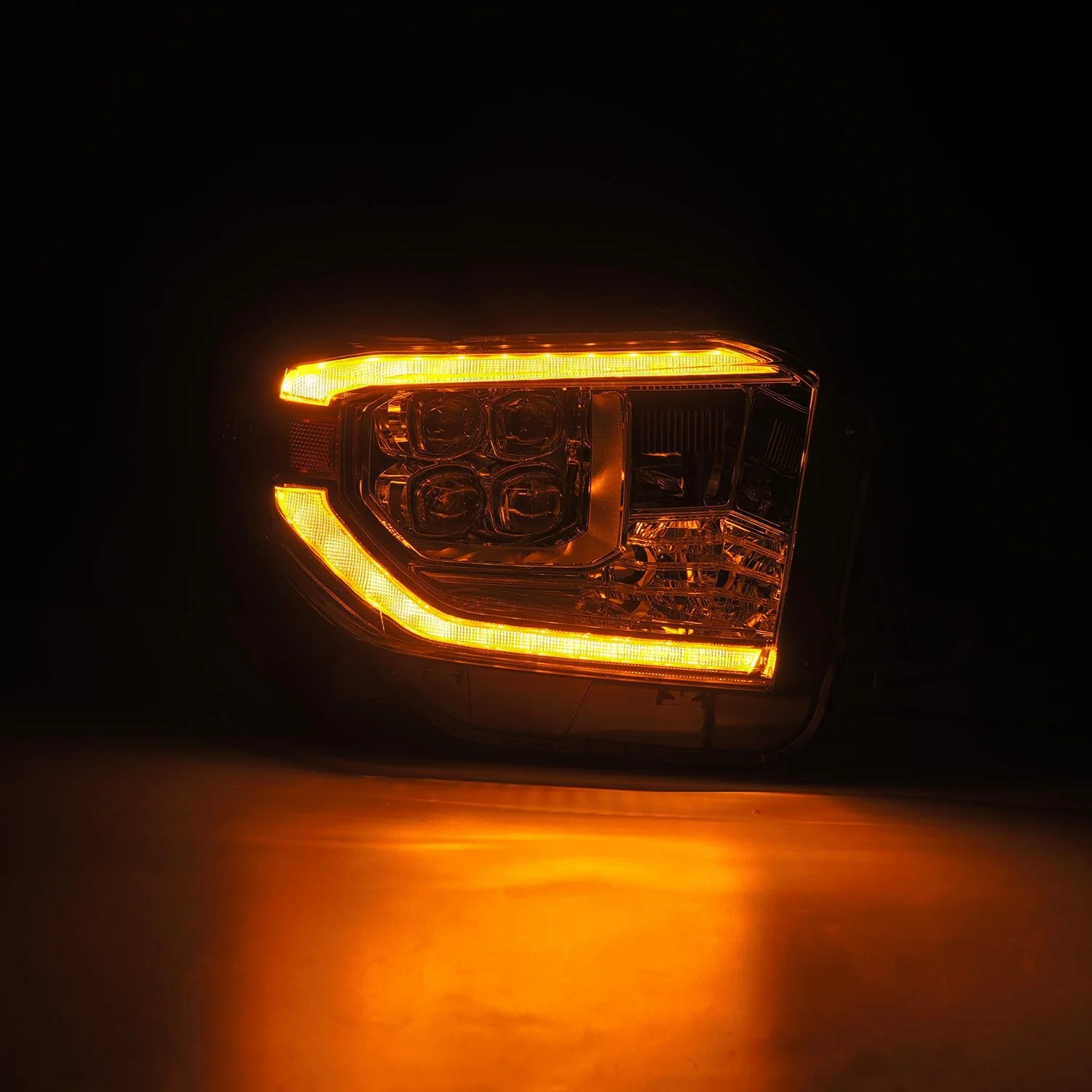 14-21 Toyota Tundra MK II NOVA-Series LED Projector Headlights Chrome - Image 3