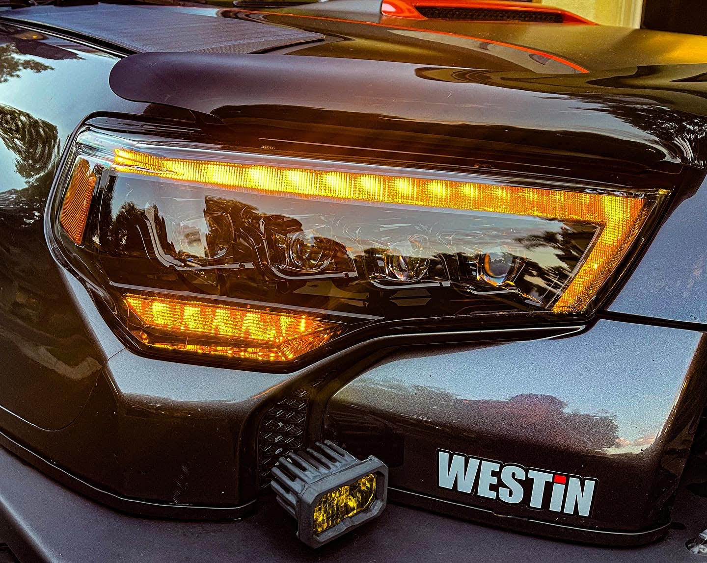 14-24 Toyota 4Runner MK II NOVA-Series LED Projector Headlights Black - Image 3