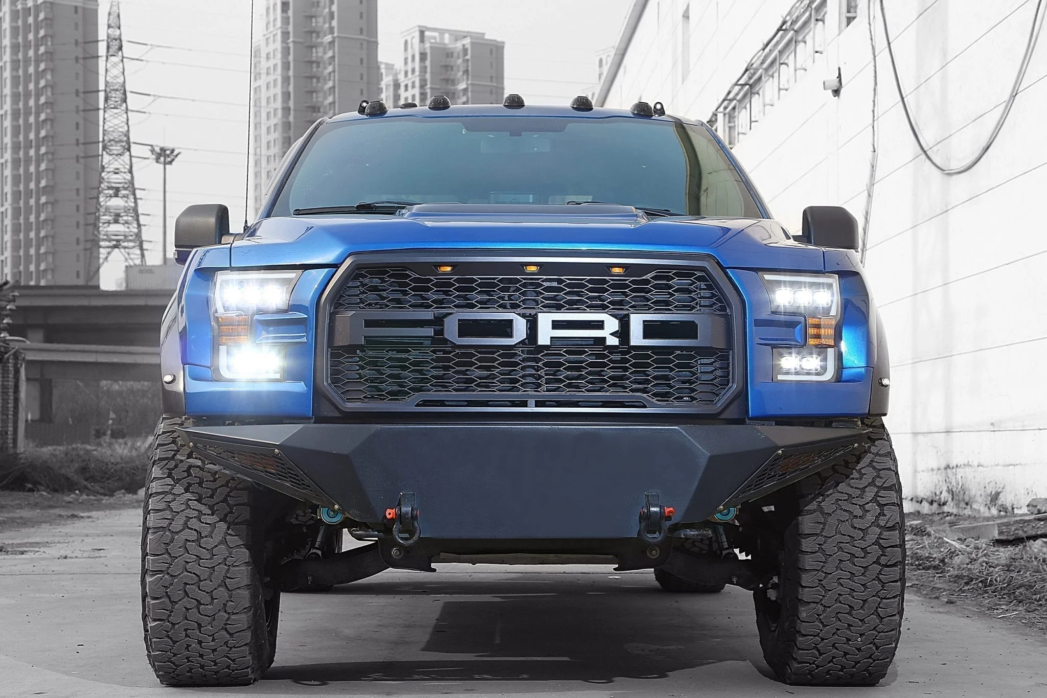 15-17 Ford F150 / 17-20 F150 Raptor NOVA-Series LED Projector Headlights Black - Image 16