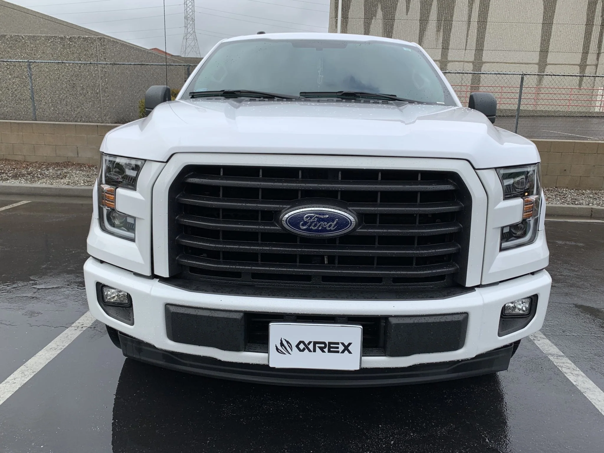 15-17 Ford F150 PRO-Series Halogen Projector Headlights Jet Black - Image 8