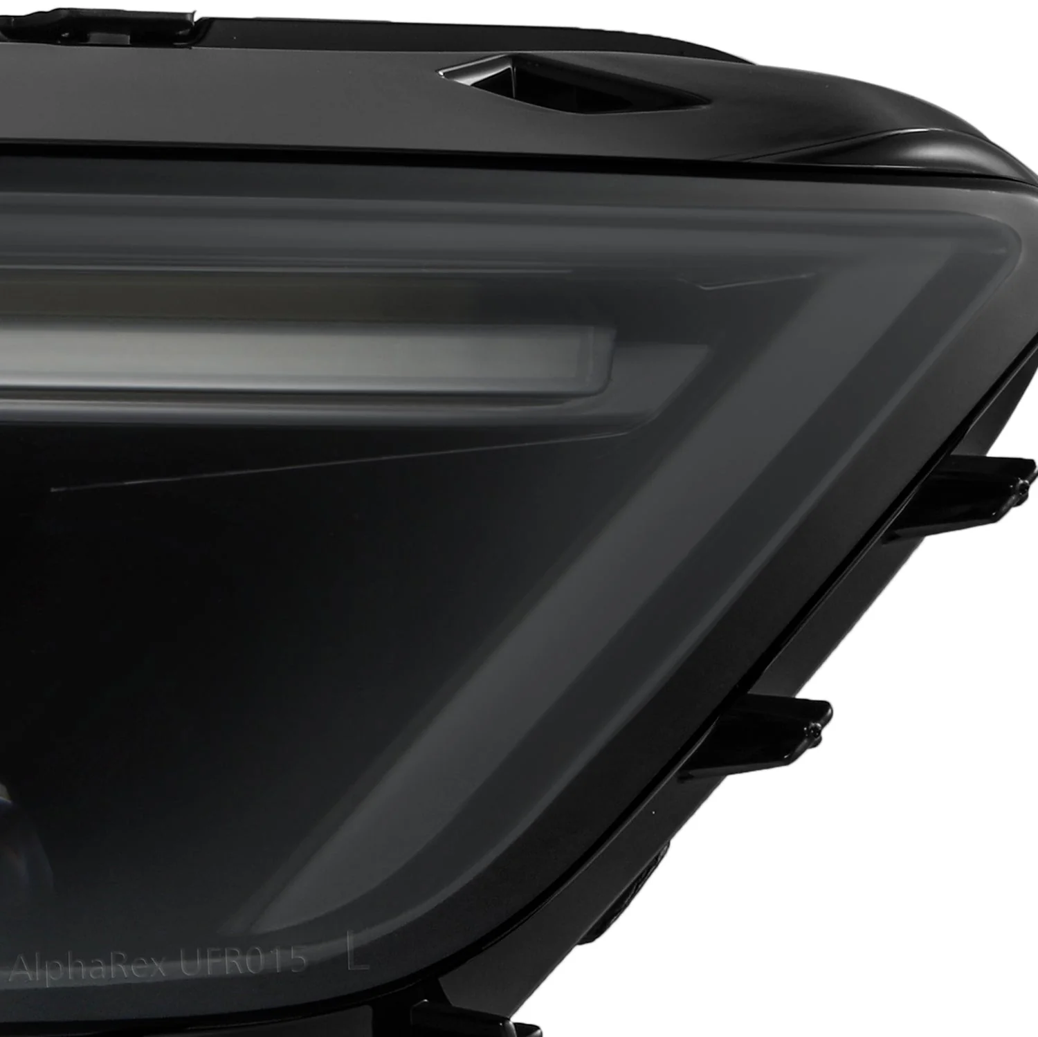 15-17 Ford Mustang/18-20 Mustang Shelby GT350/GT500 MK II NOVA-Series LED Projector Headlights Alpha-Black - Image 12