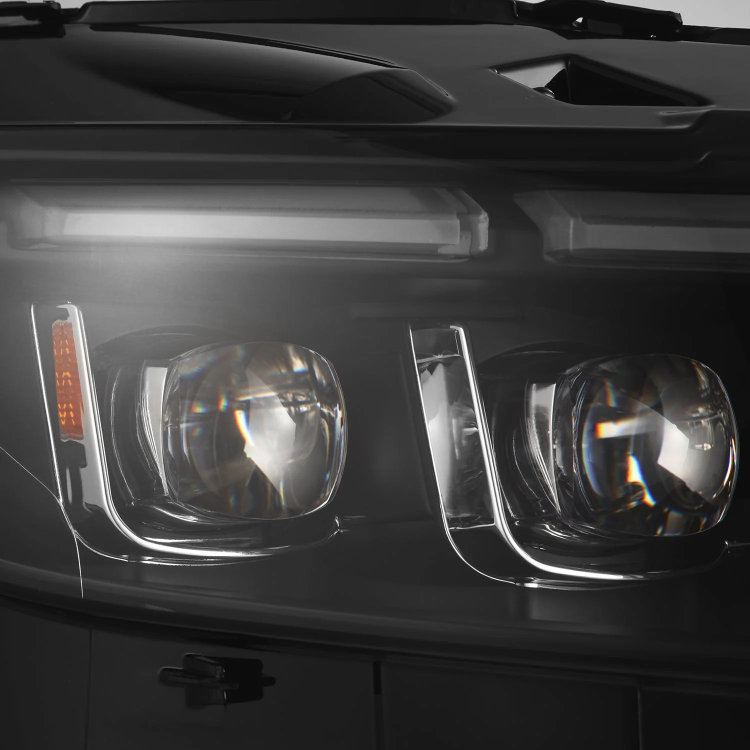 15-17 Ford Mustang/18-20 Mustang Shelby GT350/GT500 MK II NOVA-Series LED Projector Headlights Black - Image 15
