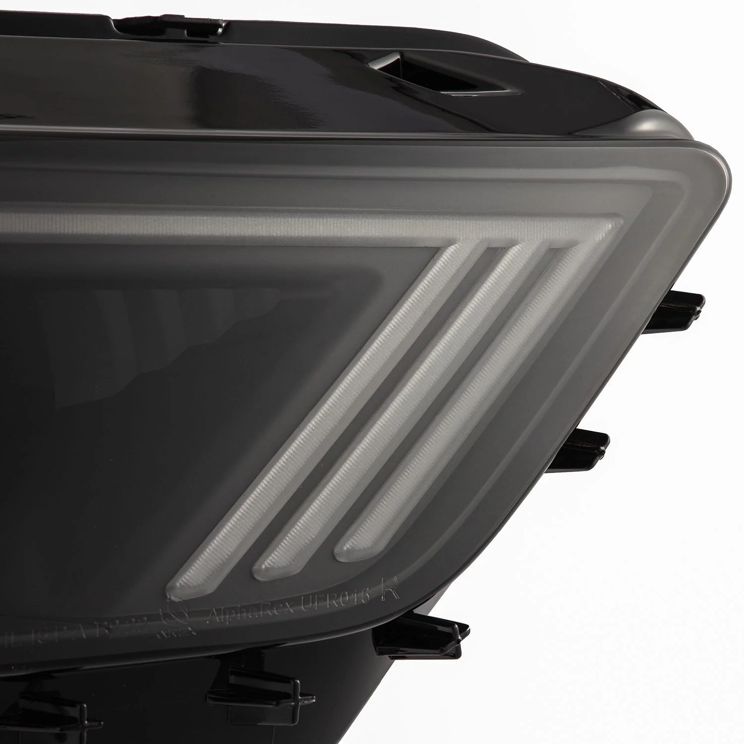 15-17 Ford Mustang/18-20 Mustang Shelby GT350/GT500 NOVA-Series LED Projector Headlights Black - Image 12