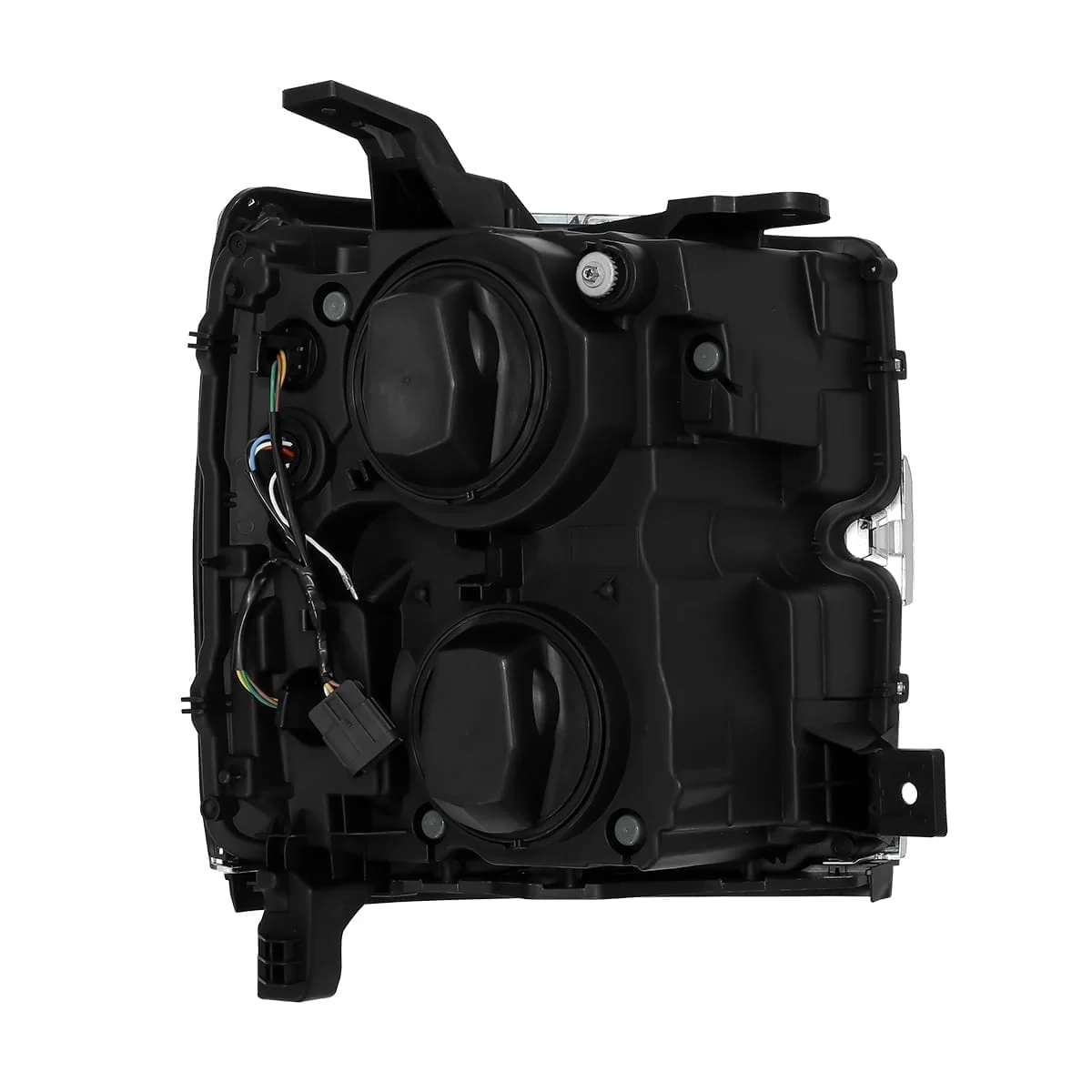 15-19 Chevrolet Silverado 2500HD/3500HD MKII NOVA-Series LED Projector Headlights Jet Black - Image 13