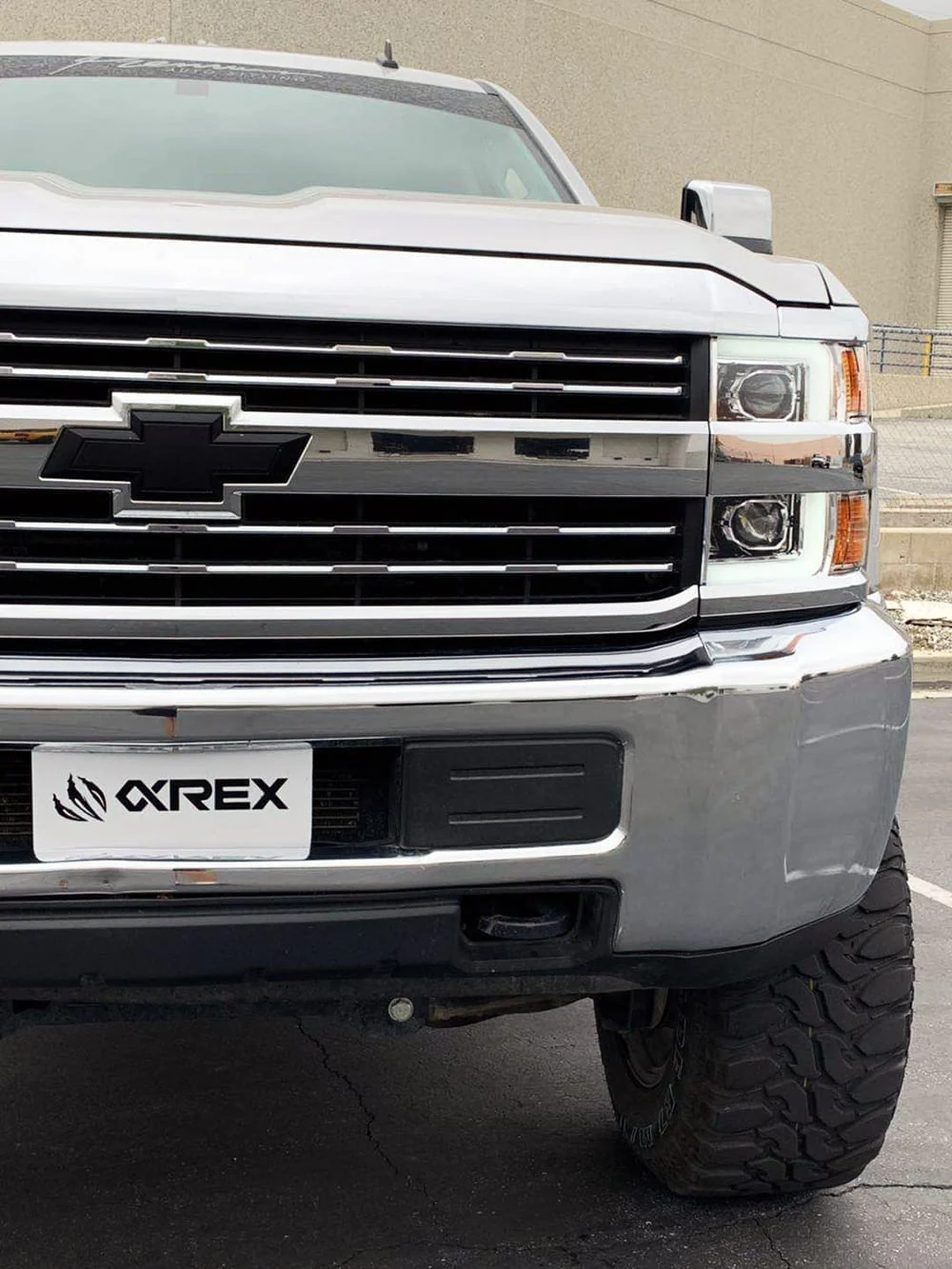 15-19 Chevrolet Silverado 2500HD/3500HD PRO-Series Halogen Projector Headlights Chrome - Image 2