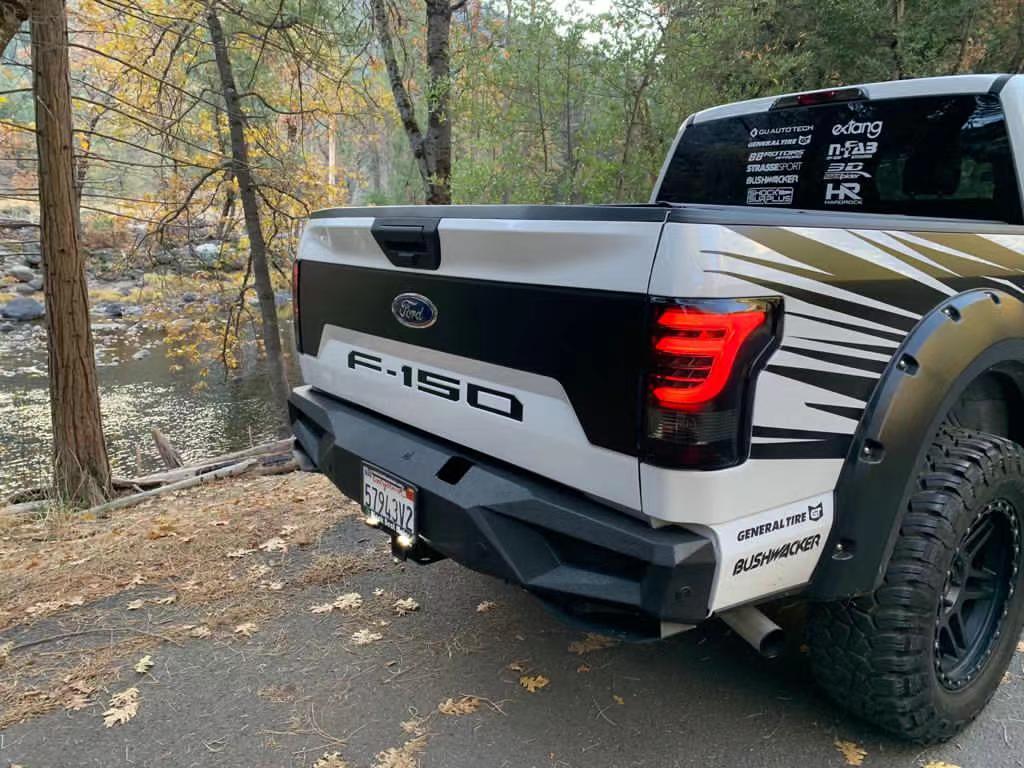 15-20 Ford F150 PRO-Series LED Tail Lights Jet Black - Image 10