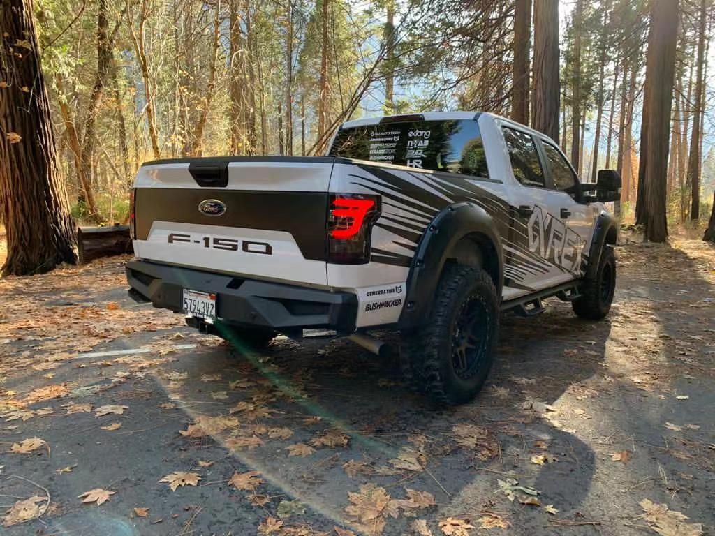 15-20 Ford F150 PRO-Series LED Tail Lights Red Smoke - Image 9